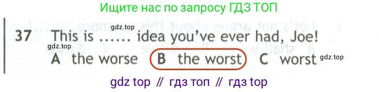 Английский язык (english), 10 класс контрольные задания (test booklet), авторы: Афанасьева Ольга Васильевна (Afanasyeva Olga), Дули Дженни (Dooley Jenny), Михеева Ирина Владимировна (Mikheeva Irina), Эванс Вирджиния (Evans Virginia), издательство Просвещение, Москва, 2019, красного цвета, страница 6, номер 37, Решение 2