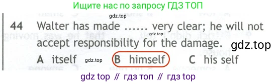 Английский язык (english), 10 класс контрольные задания (test booklet), авторы: Афанасьева Ольга Васильевна (Afanasyeva Olga), Дули Дженни (Dooley Jenny), Михеева Ирина Владимировна (Mikheeva Irina), Эванс Вирджиния (Evans Virginia), издательство Просвещение, Москва, 2019, красного цвета, страница 6, номер 44, Решение 2