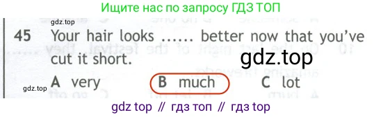 Английский язык (english), 10 класс контрольные задания (test booklet), авторы: Афанасьева Ольга Васильевна (Afanasyeva Olga), Дули Дженни (Dooley Jenny), Михеева Ирина Владимировна (Mikheeva Irina), Эванс Вирджиния (Evans Virginia), издательство Просвещение, Москва, 2019, красного цвета, страница 6, номер 45, Решение 2