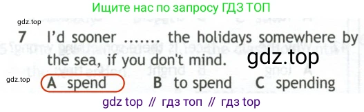 Английский язык (english), 10 класс контрольные задания (test booklet), авторы: Афанасьева Ольга Васильевна (Afanasyeva Olga), Дули Дженни (Dooley Jenny), Михеева Ирина Владимировна (Mikheeva Irina), Эванс Вирджиния (Evans Virginia), издательство Просвещение, Москва, 2019, красного цвета, страница 5, номер 7, Решение 2