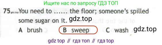 Английский язык (english), 10 класс контрольные задания (test booklet), авторы: Афанасьева Ольга Васильевна (Afanasyeva Olga), Дули Дженни (Dooley Jenny), Михеева Ирина Владимировна (Mikheeva Irina), Эванс Вирджиния (Evans Virginia), издательство Просвещение, Москва, 2019, красного цвета, страница 8, номер 75, Решение 2