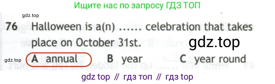 Английский язык (english), 10 класс контрольные задания (test booklet), авторы: Афанасьева Ольга Васильевна (Afanasyeva Olga), Дули Дженни (Dooley Jenny), Михеева Ирина Владимировна (Mikheeva Irina), Эванс Вирджиния (Evans Virginia), издательство Просвещение, Москва, 2019, красного цвета, страница 8, номер 76, Решение 2