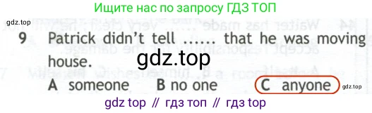 Английский язык (english), 10 класс контрольные задания (test booklet), авторы: Афанасьева Ольга Васильевна (Afanasyeva Olga), Дули Дженни (Dooley Jenny), Михеева Ирина Владимировна (Mikheeva Irina), Эванс Вирджиния (Evans Virginia), издательство Просвещение, Москва, 2019, красного цвета, страница 5, номер 9, Решение 2