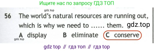 Английский язык (english), 10 класс контрольные задания (test booklet), авторы: Афанасьева Ольга Васильевна (Afanasyeva Olga), Дули Дженни (Dooley Jenny), Михеева Ирина Владимировна (Mikheeva Irina), Эванс Вирджиния (Evans Virginia), издательство Просвещение, Москва, 2019, красного цвета, страница 33, номер 56, Решение 2