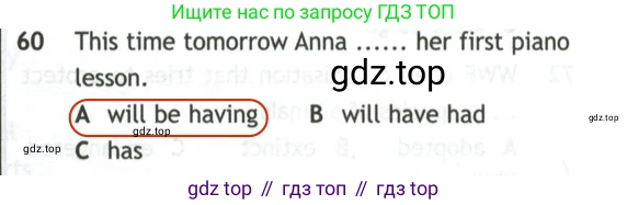 Английский язык (english), 10 класс контрольные задания (test booklet), авторы: Афанасьева Ольга Васильевна (Afanasyeva Olga), Дули Дженни (Dooley Jenny), Михеева Ирина Владимировна (Mikheeva Irina), Эванс Вирджиния (Evans Virginia), издательство Просвещение, Москва, 2019, красного цвета, страница 33, номер 60, Решение 2