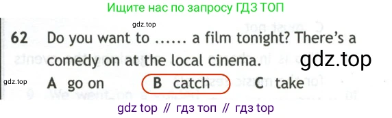 Английский язык (english), 10 класс контрольные задания (test booklet), авторы: Афанасьева Ольга Васильевна (Afanasyeva Olga), Дули Дженни (Dooley Jenny), Михеева Ирина Владимировна (Mikheeva Irina), Эванс Вирджиния (Evans Virginia), издательство Просвещение, Москва, 2019, красного цвета, страница 33, номер 62, Решение 2