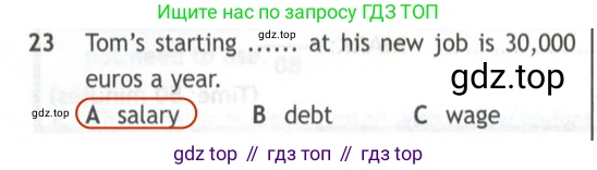 Английский язык (english), 10 класс контрольные задания (test booklet), авторы: Афанасьева Ольга Васильевна (Afanasyeva Olga), Дули Дженни (Dooley Jenny), Михеева Ирина Владимировна (Mikheeva Irina), Эванс Вирджиния (Evans Virginia), издательство Просвещение, Москва, 2019, красного цвета, страница 56, номер 23, Решение 2