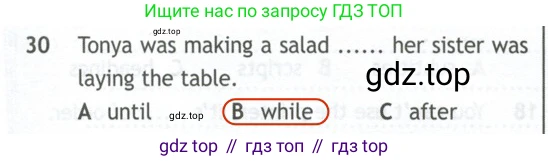 Английский язык (english), 10 класс контрольные задания (test booklet), авторы: Афанасьева Ольга Васильевна (Afanasyeva Olga), Дули Дженни (Dooley Jenny), Михеева Ирина Владимировна (Mikheeva Irina), Эванс Вирджиния (Evans Virginia), издательство Просвещение, Москва, 2019, красного цвета, страница 56, номер 30, Решение 2