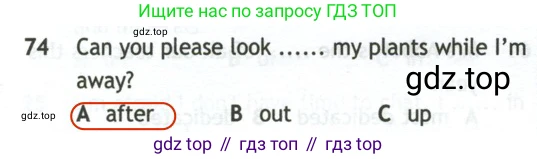 Английский язык (english), 10 класс контрольные задания (test booklet), авторы: Афанасьева Ольга Васильевна (Afanasyeva Olga), Дули Дженни (Dooley Jenny), Михеева Ирина Владимировна (Mikheeva Irina), Эванс Вирджиния (Evans Virginia), издательство Просвещение, Москва, 2019, красного цвета, страница 58, номер 74, Решение 2