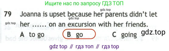 Английский язык (english), 10 класс контрольные задания (test booklet), авторы: Афанасьева Ольга Васильевна (Afanasyeva Olga), Дули Дженни (Dooley Jenny), Михеева Ирина Владимировна (Mikheeva Irina), Эванс Вирджиния (Evans Virginia), издательство Просвещение, Москва, 2019, красного цвета, страница 58, номер 79, Решение 2