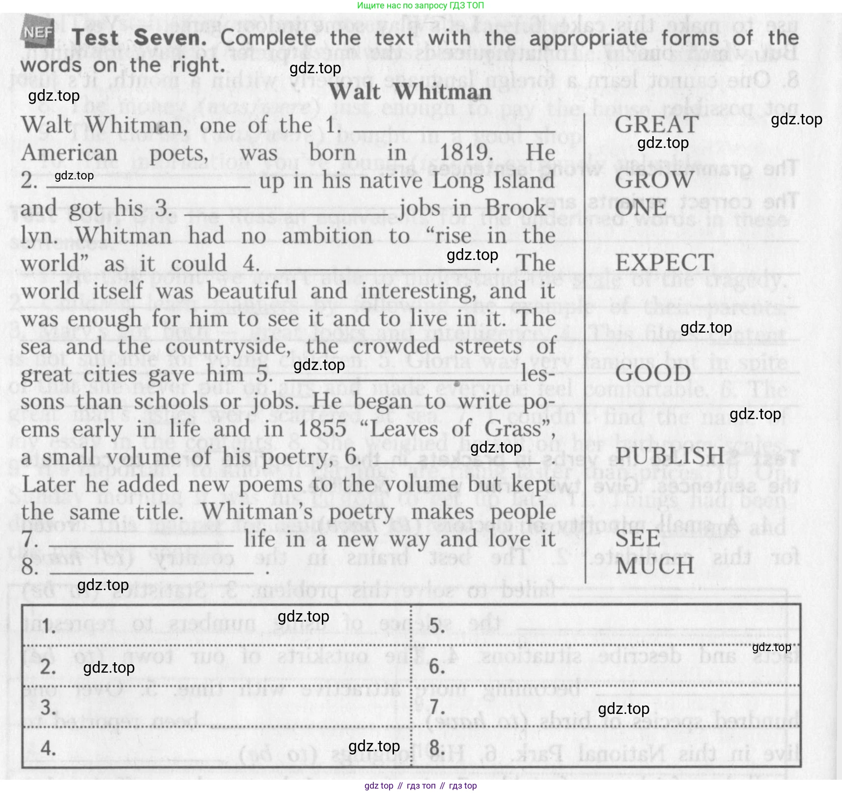 ГДЗ Английский язык (english), 10 класс контрольные задания (assessment tasks), авторы: Афанасьева Ольга Васильевна (Afanasyeva Olga), Михеева Ирина Владимировна (Mikheeva Irina), издательство Просвещение, Москва, 2016, оранжевого цвета, страница 18, Условие