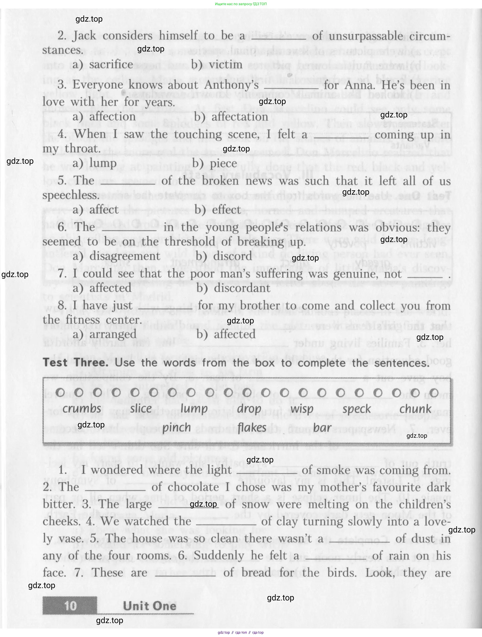 Английский язык (english), 10 класс контрольные задания (assessment tasks), авторы: Афанасьева Ольга Васильевна (Afanasyeva Olga), Михеева Ирина Владимировна (Mikheeva Irina), издательство Просвещение, Москва, 2016, оранжевого цвета, страница 10