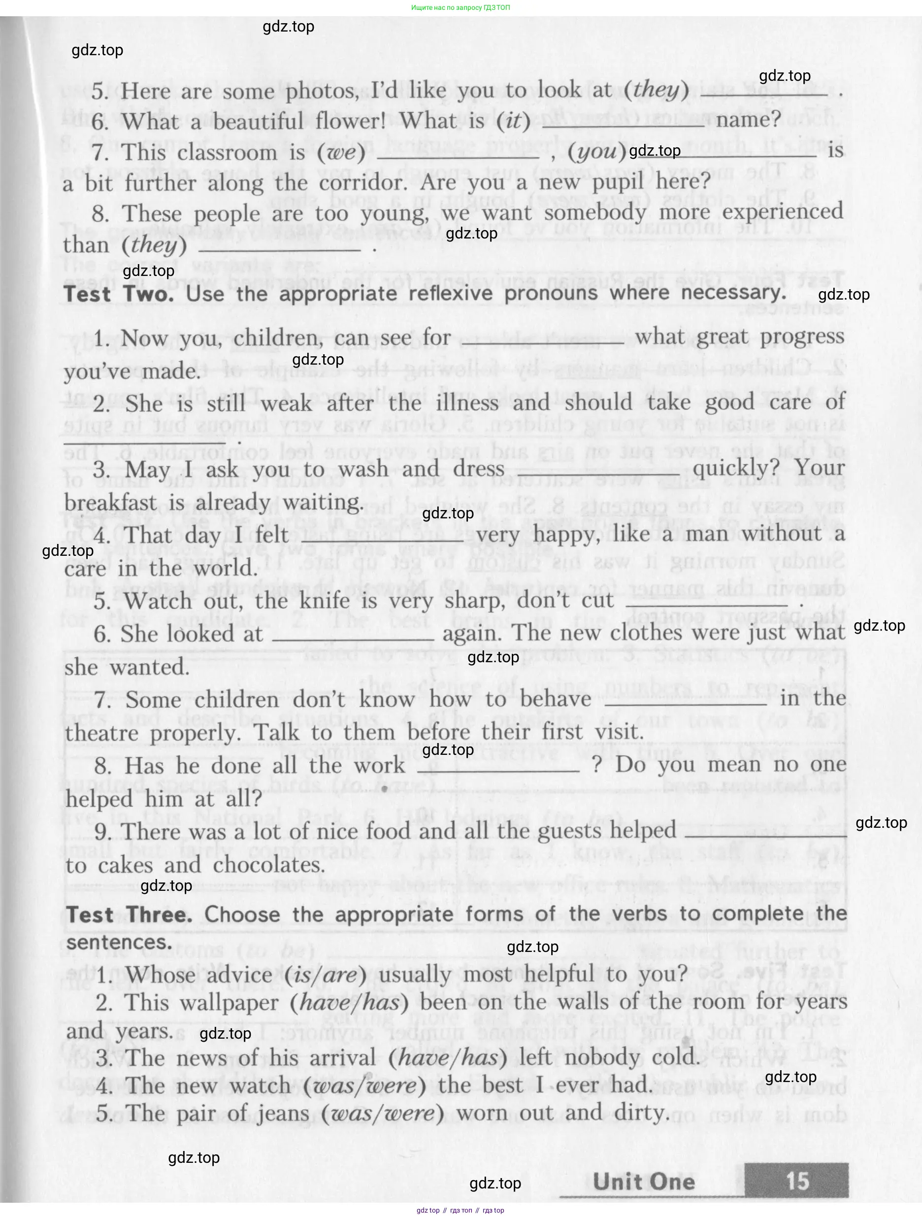 Английский язык (english), 10 класс контрольные задания (assessment tasks), авторы: Афанасьева Ольга Васильевна (Afanasyeva Olga), Михеева Ирина Владимировна (Mikheeva Irina), издательство Просвещение, Москва, 2016, оранжевого цвета, страница 15