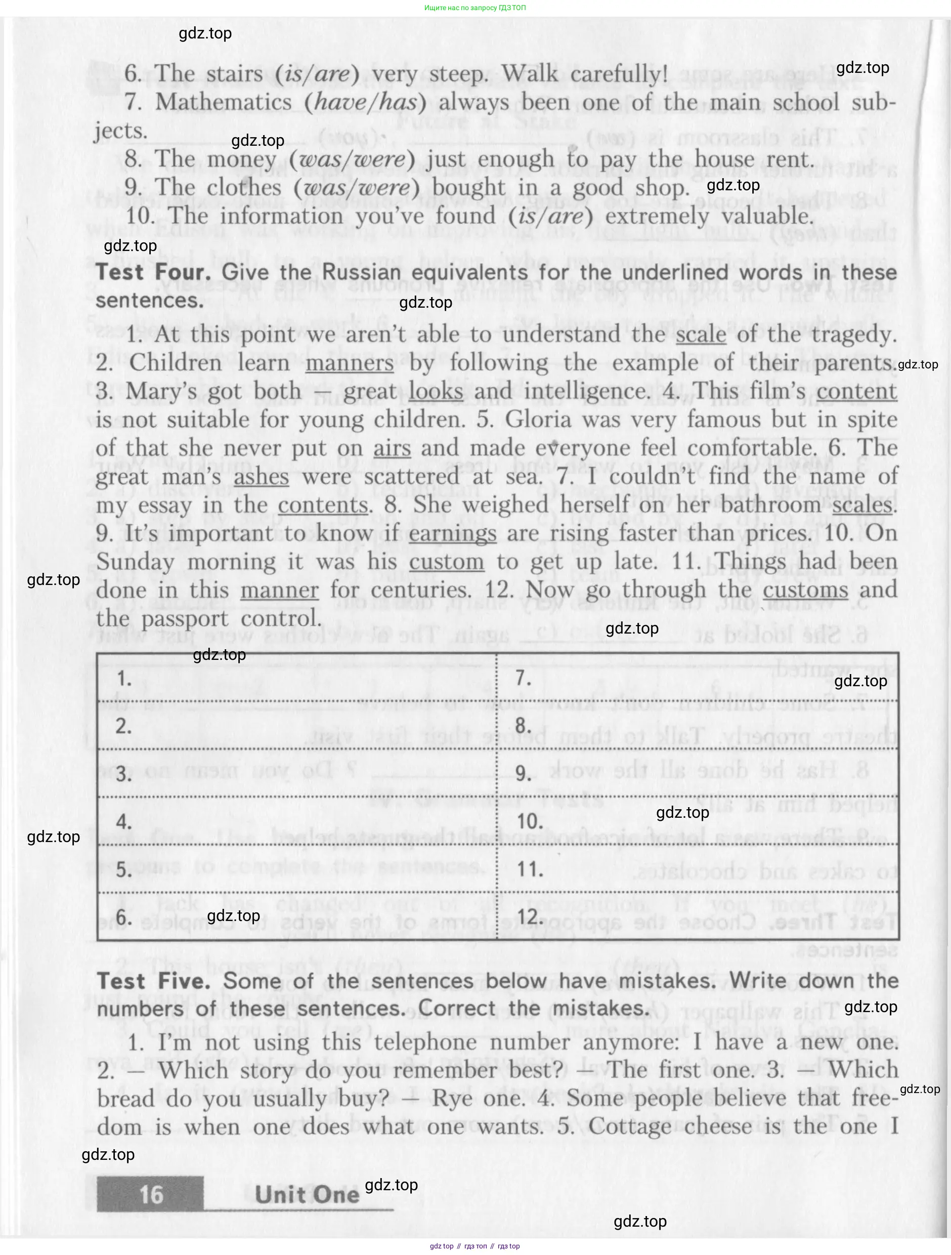 Английский язык (english), 10 класс контрольные задания (assessment tasks), авторы: Афанасьева Ольга Васильевна (Afanasyeva Olga), Михеева Ирина Владимировна (Mikheeva Irina), издательство Просвещение, Москва, 2016, оранжевого цвета, страница 16