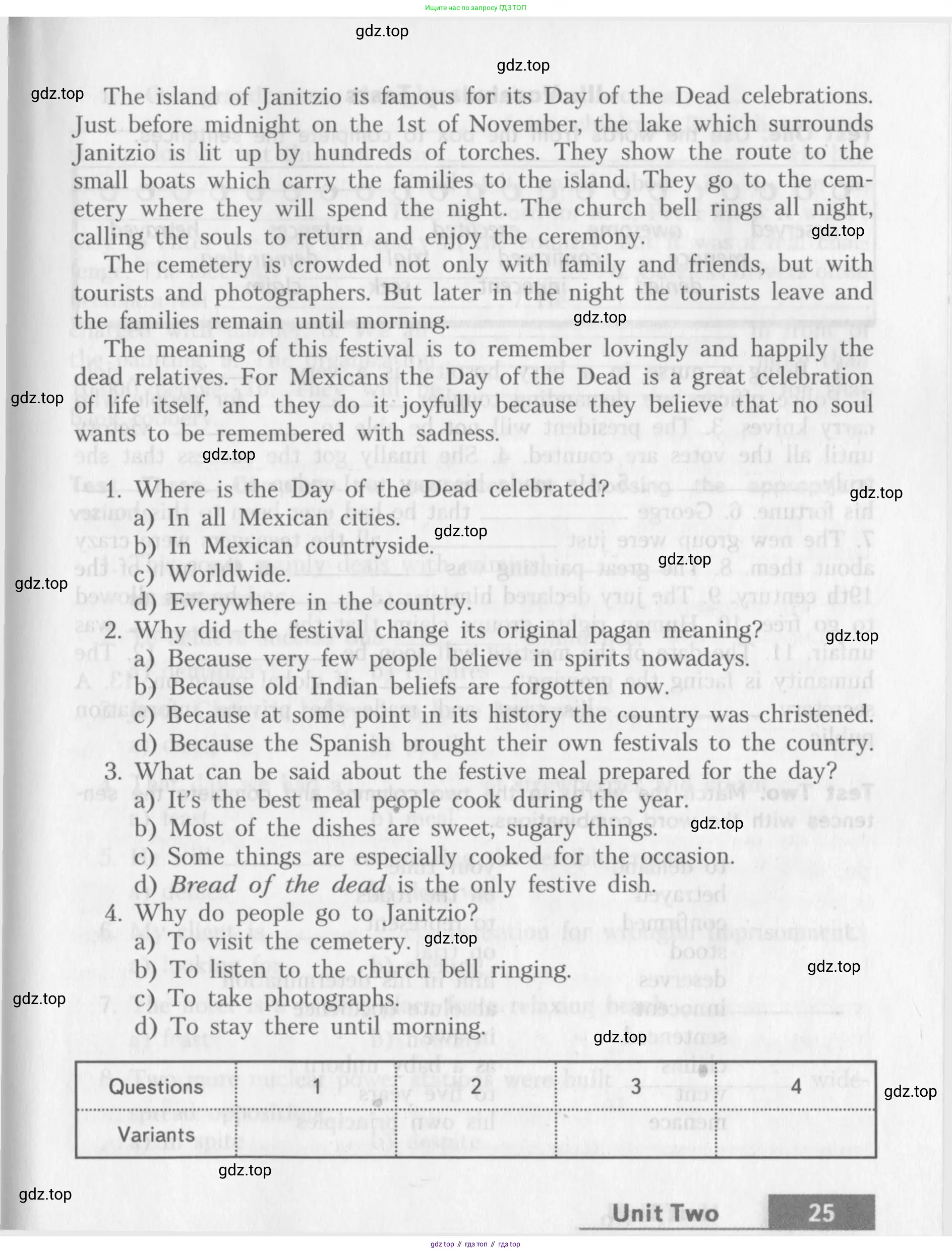 Английский язык (english), 10 класс контрольные задания (assessment tasks), авторы: Афанасьева Ольга Васильевна (Afanasyeva Olga), Михеева Ирина Владимировна (Mikheeva Irina), издательство Просвещение, Москва, 2016, оранжевого цвета, страница 25