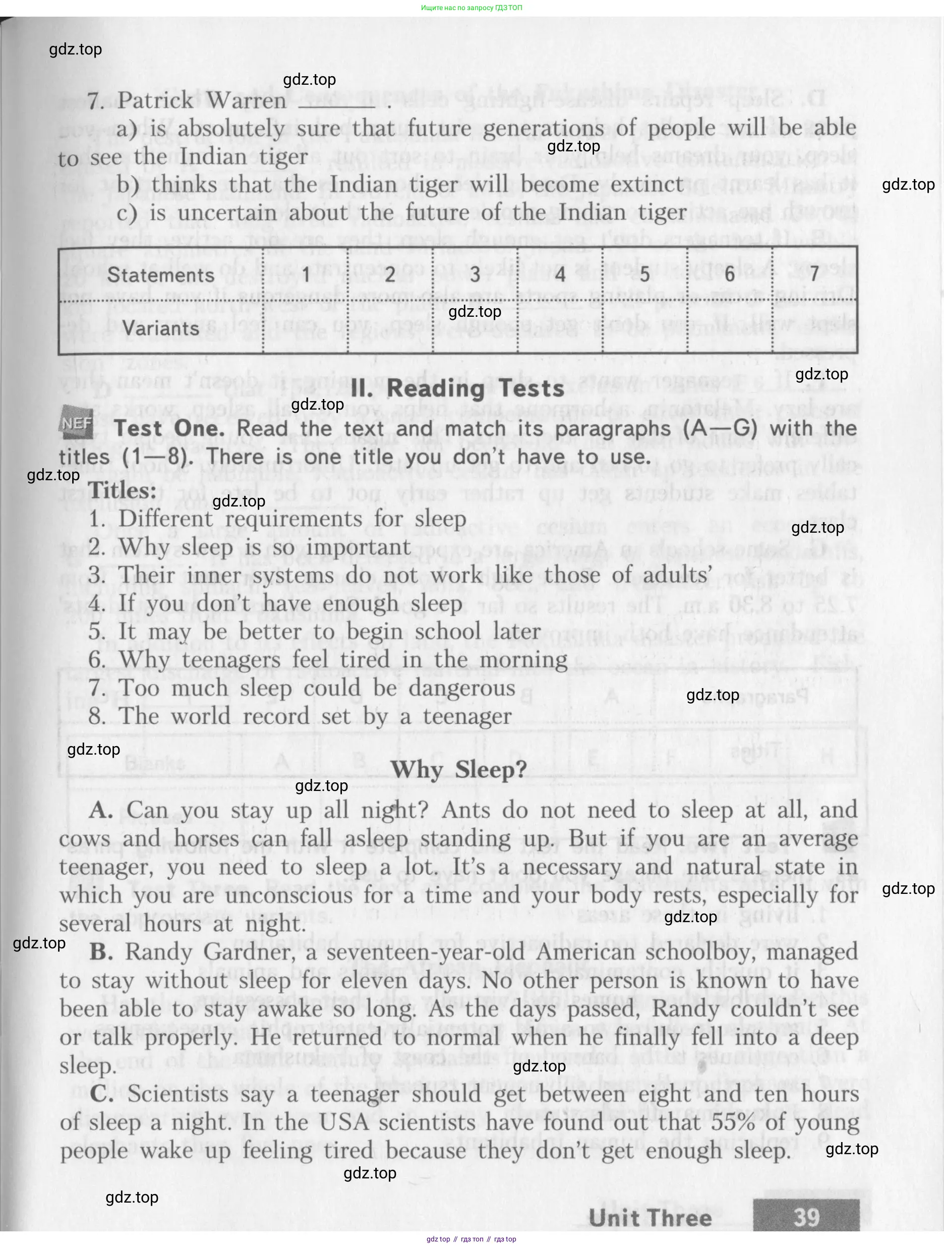 Английский язык (english), 10 класс контрольные задания (assessment tasks), авторы: Афанасьева Ольга Васильевна (Afanasyeva Olga), Михеева Ирина Владимировна (Mikheeva Irina), издательство Просвещение, Москва, 2016, оранжевого цвета, страница 39
