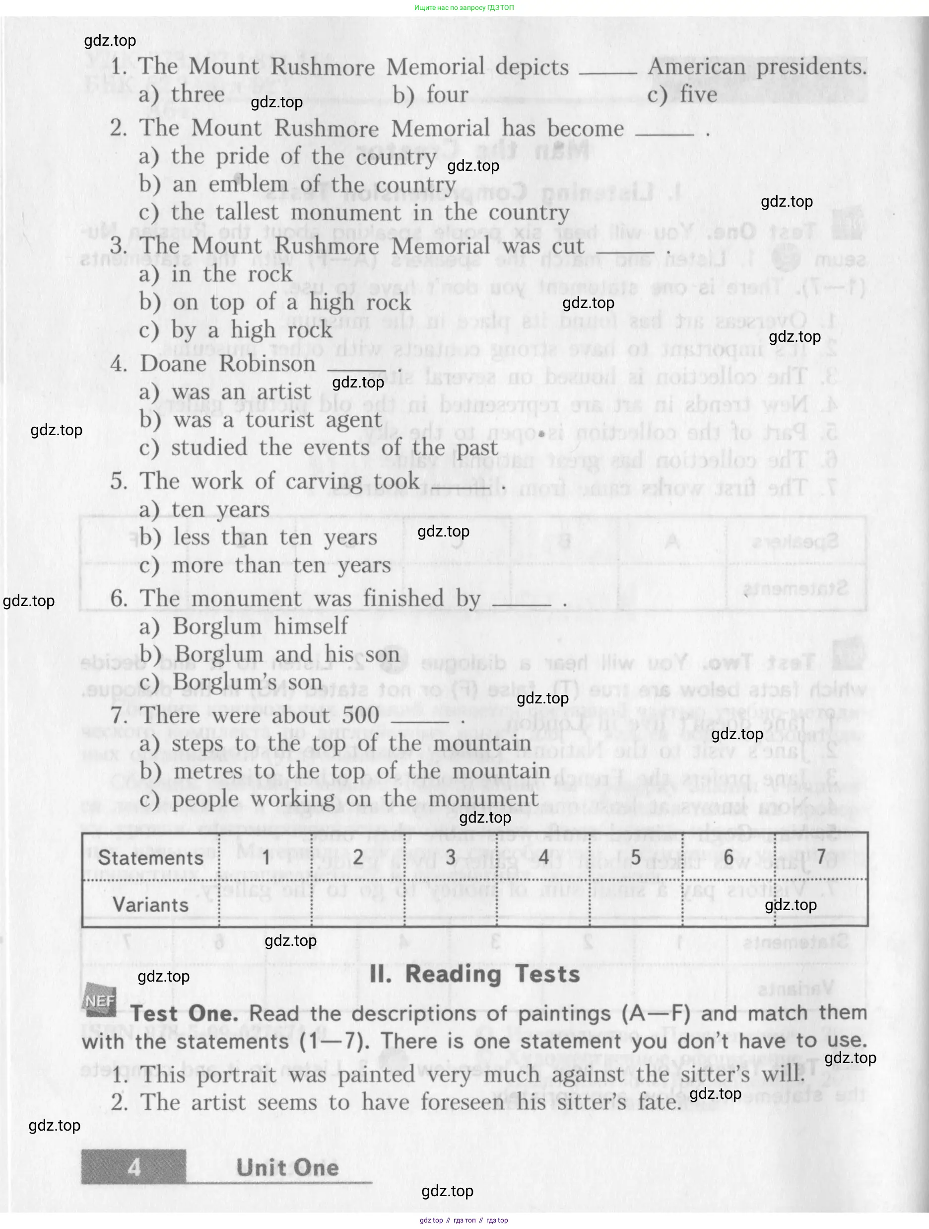 Английский язык (english), 10 класс контрольные задания (assessment tasks), авторы: Афанасьева Ольга Васильевна (Afanasyeva Olga), Михеева Ирина Владимировна (Mikheeva Irina), издательство Просвещение, Москва, 2016, оранжевого цвета, страница 4