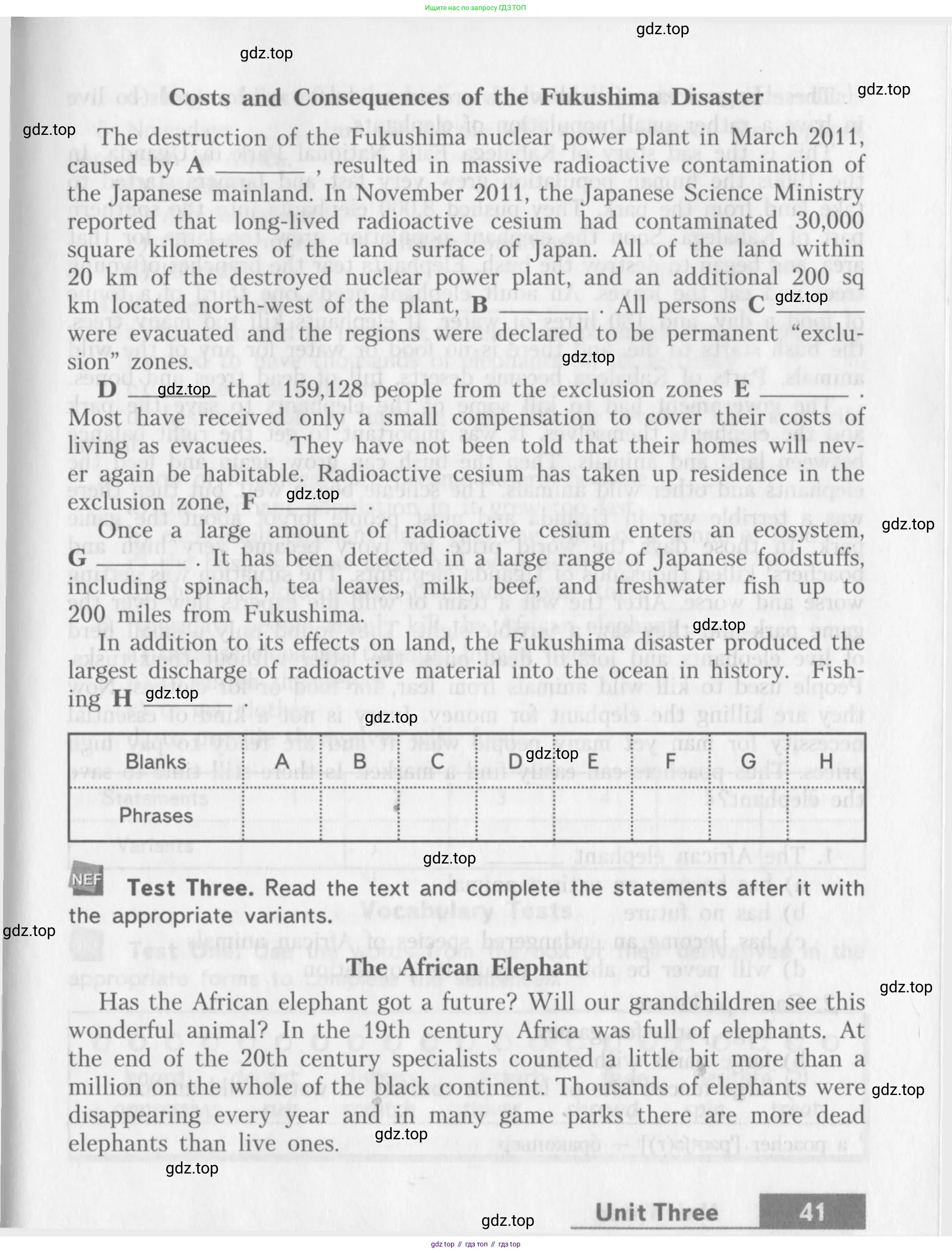 Английский язык (english), 10 класс контрольные задания (assessment tasks), авторы: Афанасьева Ольга Васильевна (Afanasyeva Olga), Михеева Ирина Владимировна (Mikheeva Irina), издательство Просвещение, Москва, 2016, оранжевого цвета, страница 41