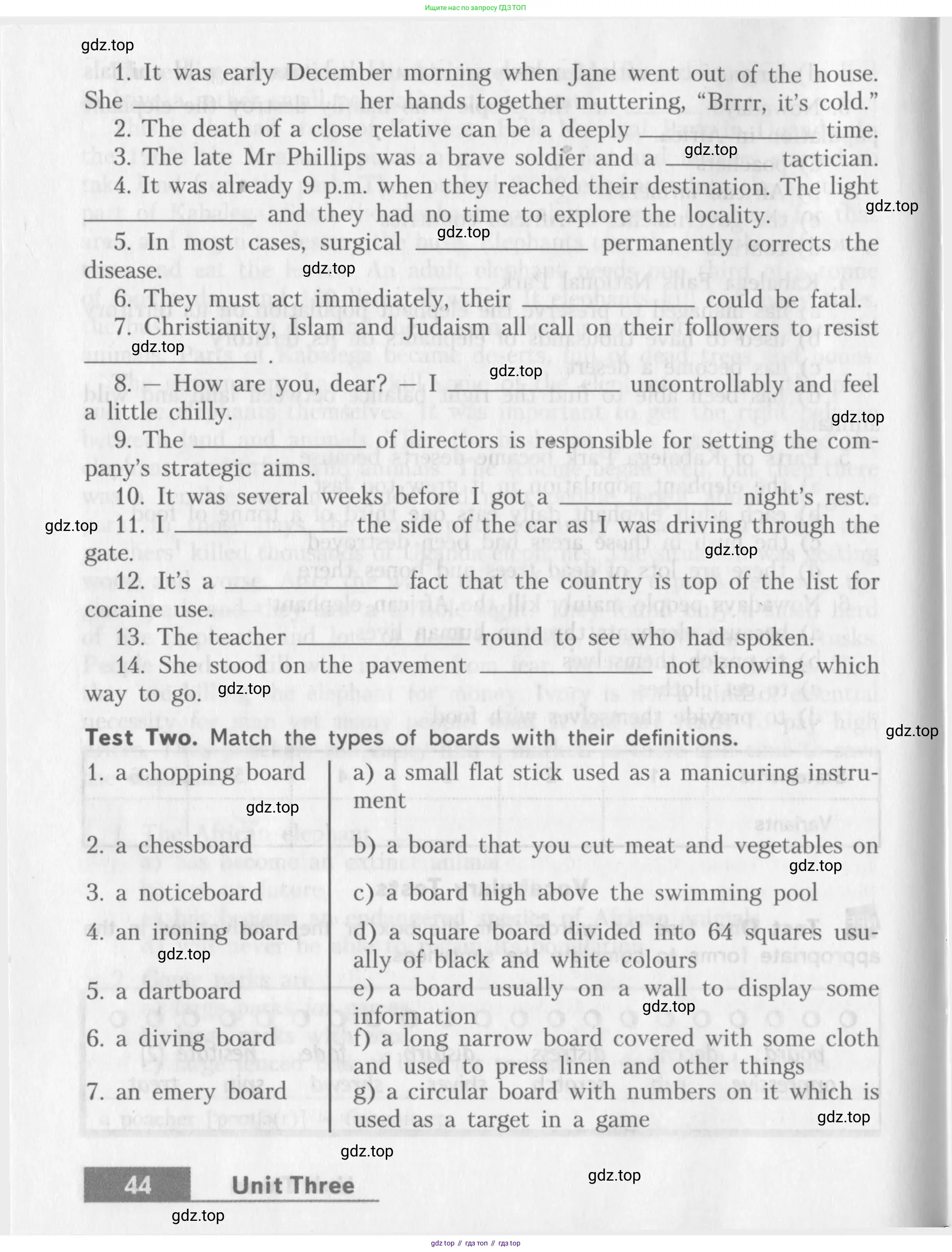 Английский язык (english), 10 класс контрольные задания (assessment tasks), авторы: Афанасьева Ольга Васильевна (Afanasyeva Olga), Михеева Ирина Владимировна (Mikheeva Irina), издательство Просвещение, Москва, 2016, оранжевого цвета, страница 44