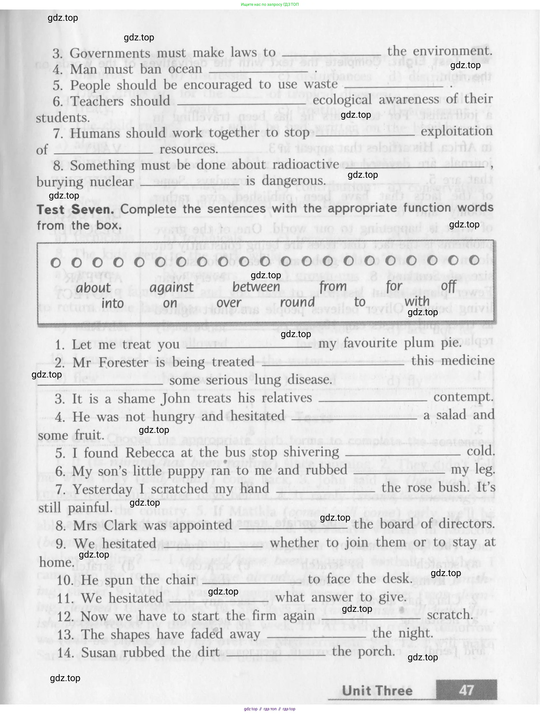 Английский язык (english), 10 класс контрольные задания (assessment tasks), авторы: Афанасьева Ольга Васильевна (Afanasyeva Olga), Михеева Ирина Владимировна (Mikheeva Irina), издательство Просвещение, Москва, 2016, оранжевого цвета, страница 47