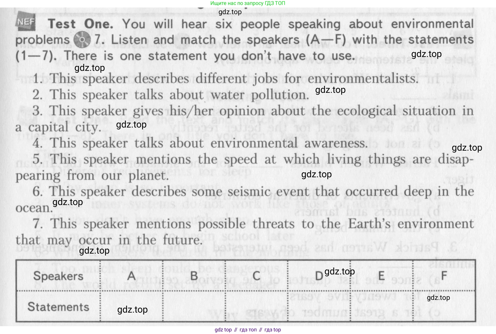 ГДЗ Английский язык (english), 10 класс контрольные задания (assessment tasks), авторы: Афанасьева Ольга Васильевна (Afanasyeva Olga), Михеева Ирина Владимировна (Mikheeva Irina), издательство Просвещение, Москва, 2016, оранжевого цвета, страница 37, Условие