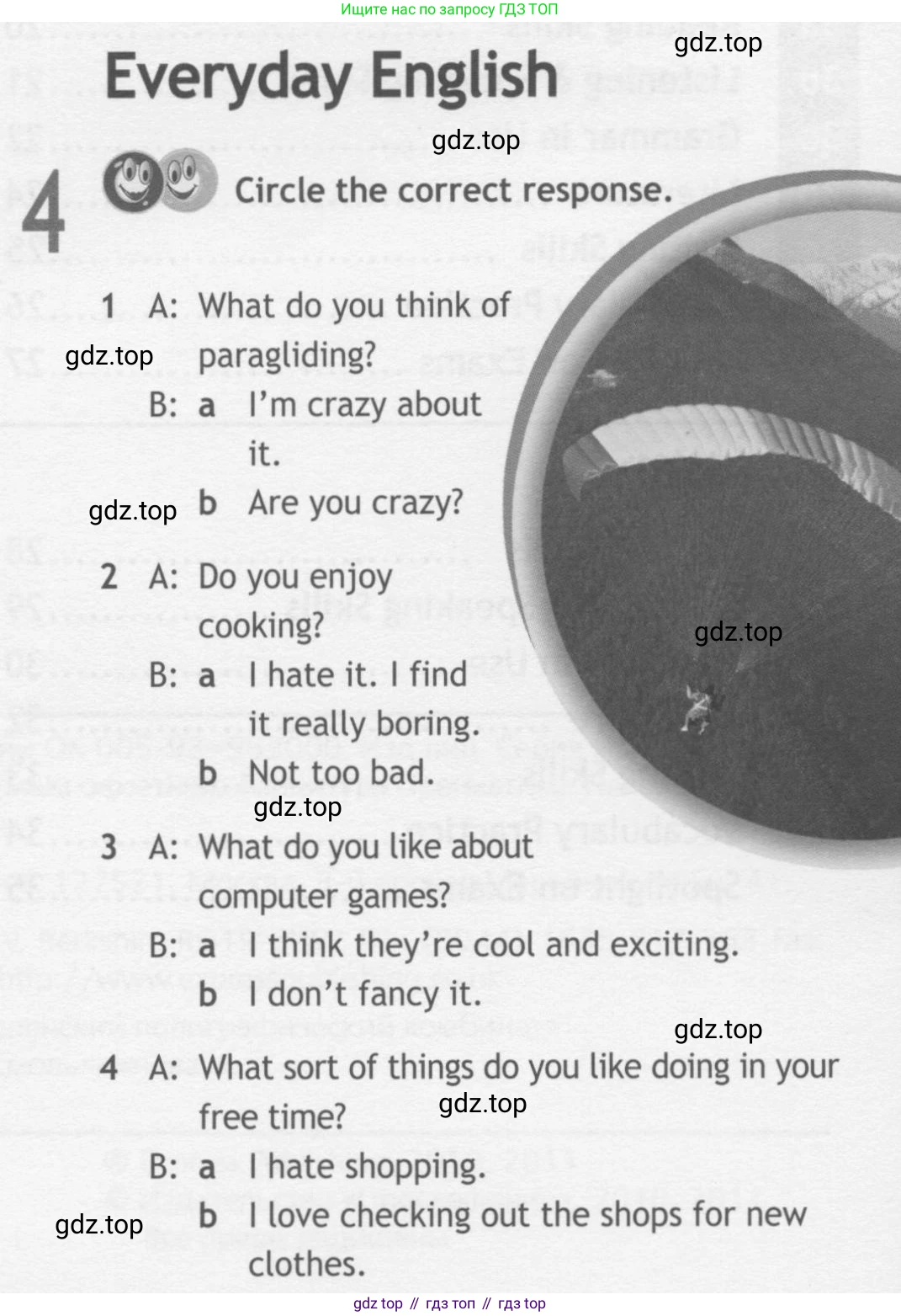 ГДЗ Английский язык (english), 10 класс Рабочая тетрадь (workbook), авторы: Афанасьева Ольга Васильевна (Afanasyeva Olga), Дули Дженни (Dooley Jenny), Михеева Ирина Владимировна (Mikheeva Irina), Оби Боб (Obee Bob), Эванс Вирджиния (Evans Virginia), издательство Просвещение, Москва, 2019, красного цвета, страница 4, номер 4, Условие