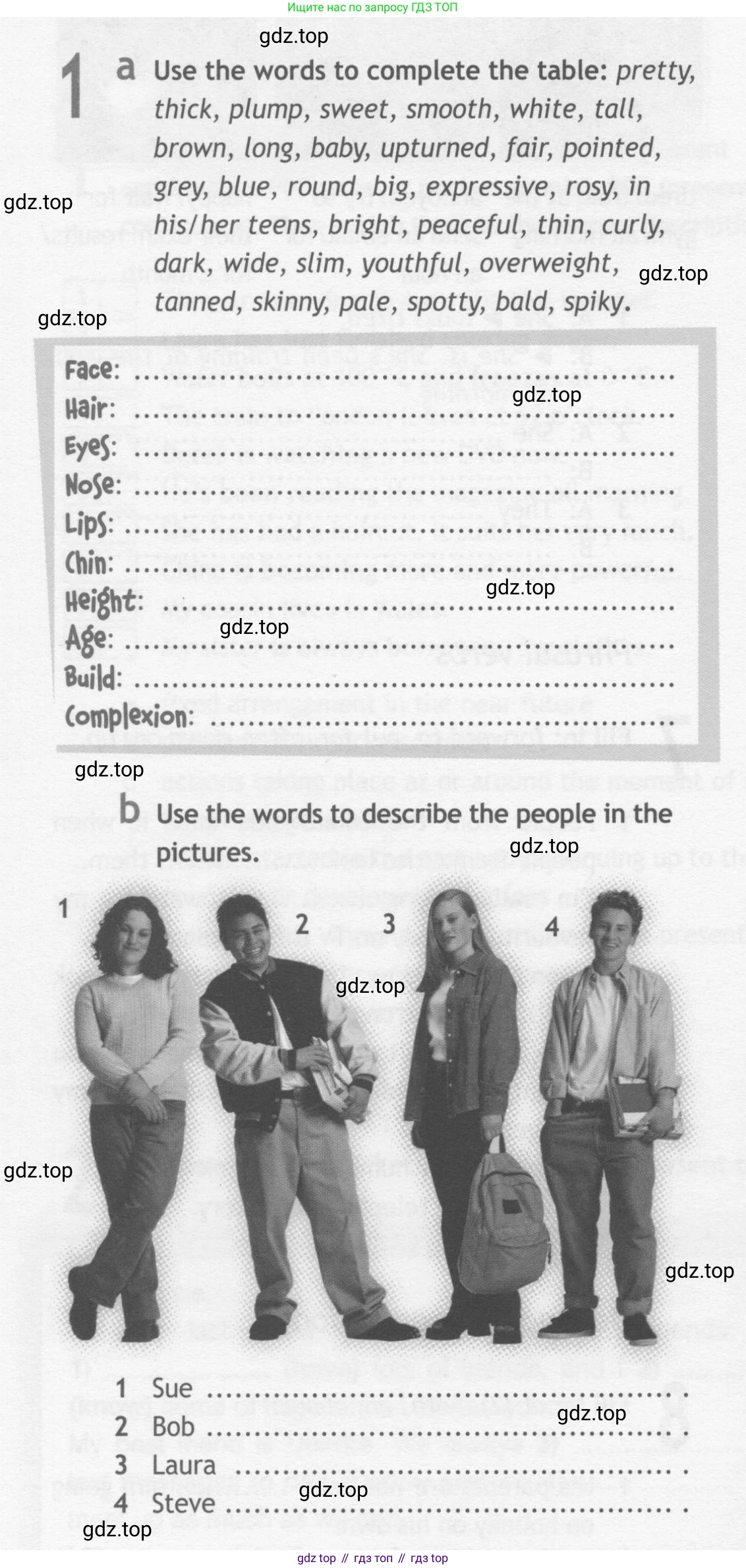 ГДЗ Английский язык (english), 10 класс Рабочая тетрадь (workbook), авторы: Афанасьева Ольга Васильевна (Afanasyeva Olga), Дули Дженни (Dooley Jenny), Михеева Ирина Владимировна (Mikheeva Irina), Оби Боб (Obee Bob), Эванс Вирджиния (Evans Virginia), издательство Просвещение, Москва, 2019, красного цвета, страница 8, номер 1, Условие