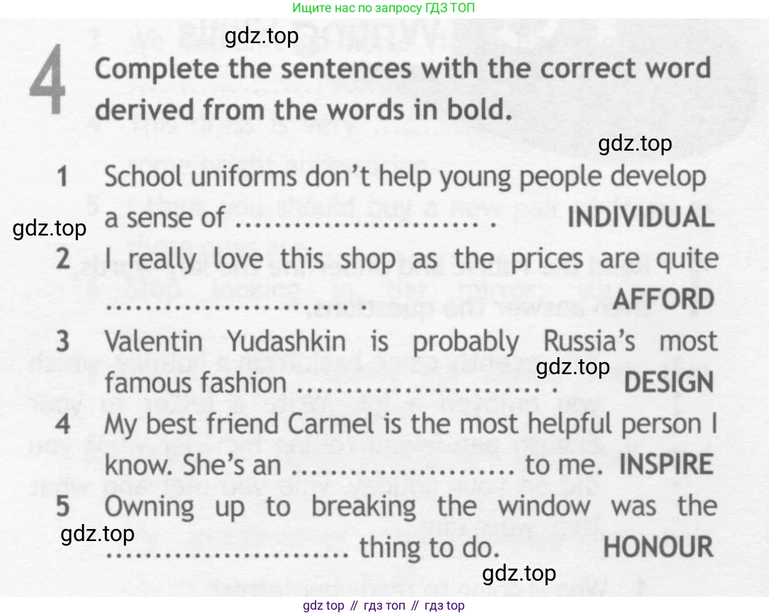 ГДЗ Английский язык (english), 10 класс Рабочая тетрадь (workbook), авторы: Афанасьева Ольга Васильевна (Afanasyeva Olga), Дули Дженни (Dooley Jenny), Михеева Ирина Владимировна (Mikheeva Irina), Оби Боб (Obee Bob), Эванс Вирджиния (Evans Virginia), издательство Просвещение, Москва, 2019, красного цвета, страница 10, номер 4, Условие
