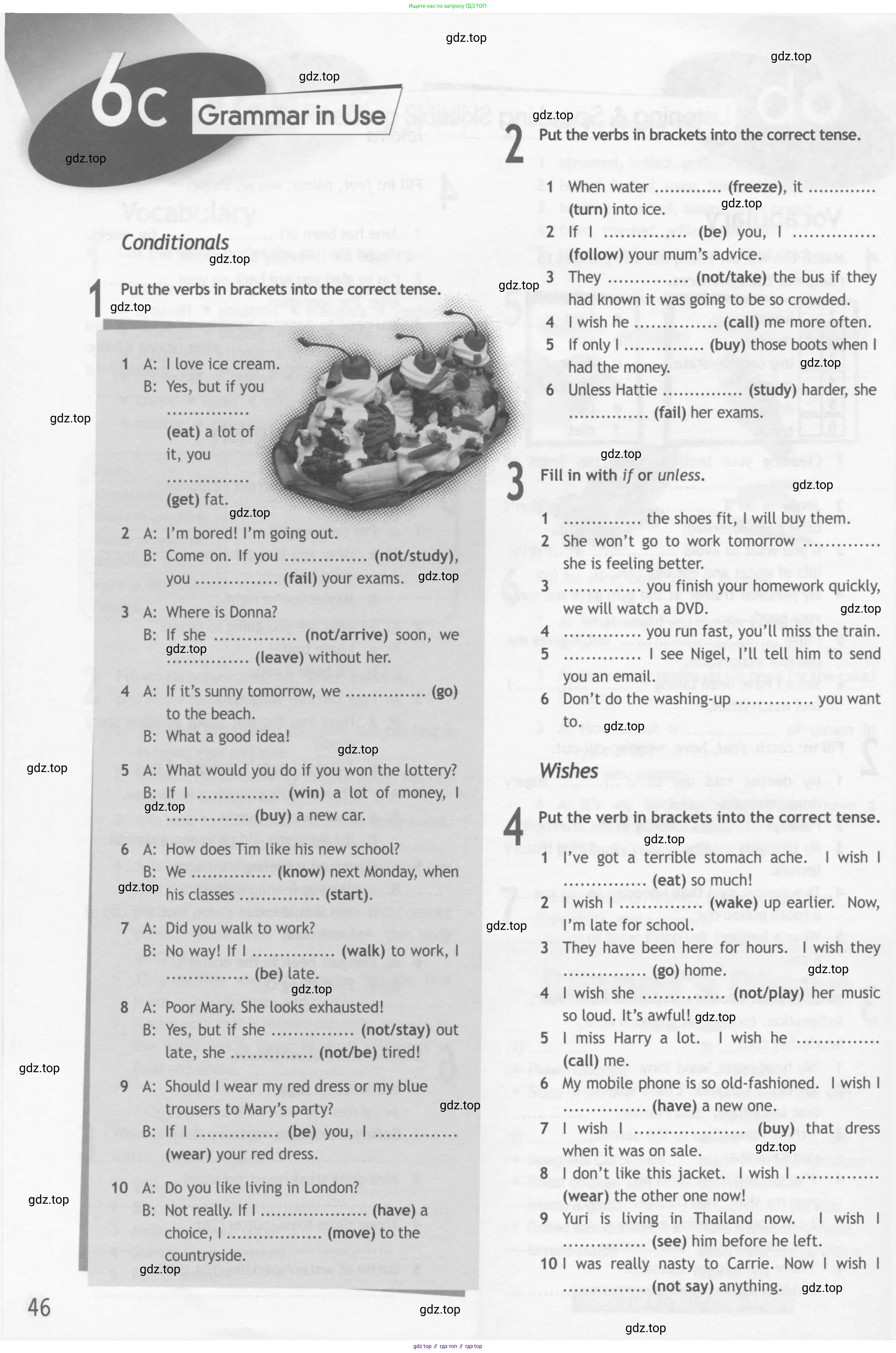 Английский язык (english), 10 класс Рабочая тетрадь (workbook), авторы: Афанасьева Ольга Васильевна (Afanasyeva Olga), Дули Дженни (Dooley Jenny), Михеева Ирина Владимировна (Mikheeva Irina), Оби Боб (Obee Bob), Эванс Вирджиния (Evans Virginia), издательство Просвещение, Москва, 2019, красного цвета, страница 46