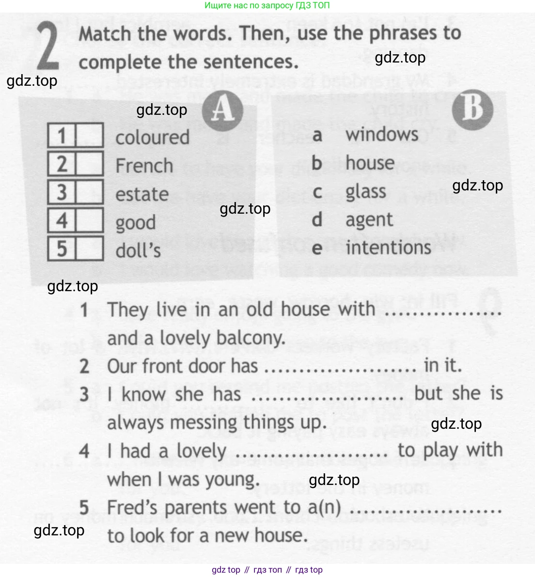 ГДЗ Английский язык (english), 10 класс Рабочая тетрадь (workbook), авторы: Афанасьева Ольга Васильевна (Afanasyeva Olga), Дули Дженни (Dooley Jenny), Михеева Ирина Владимировна (Mikheeva Irina), Оби Боб (Obee Bob), Эванс Вирджиния (Evans Virginia), издательство Просвещение, Москва, 2019, красного цвета, страница 16, номер 2, Условие