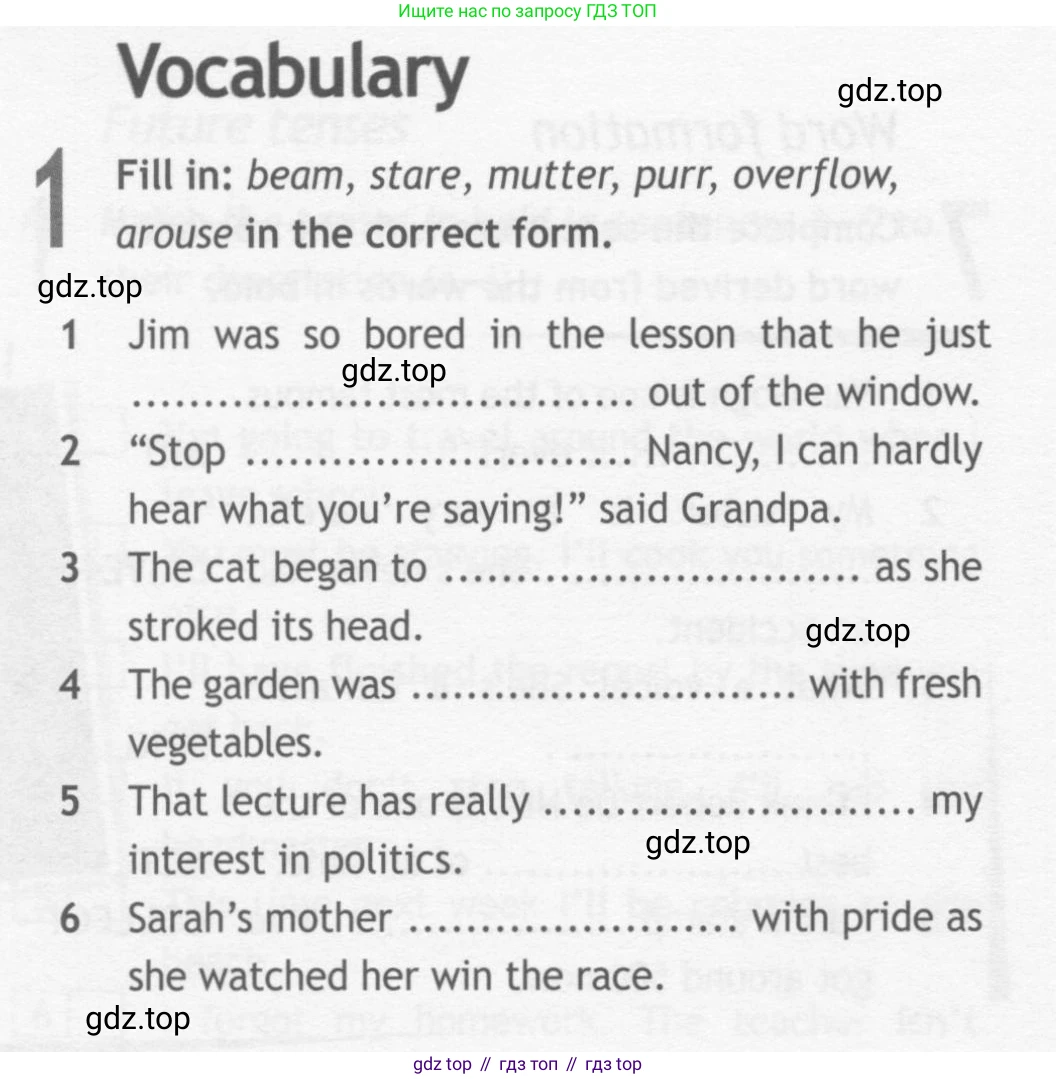 ГДЗ Английский язык (english), 10 класс Рабочая тетрадь (workbook), авторы: Афанасьева Ольга Васильевна (Afanasyeva Olga), Дули Дженни (Dooley Jenny), Михеева Ирина Владимировна (Mikheeva Irina), Оби Боб (Obee Bob), Эванс Вирджиния (Evans Virginia), издательство Просвещение, Москва, 2019, красного цвета, страница 24, номер 1, Условие