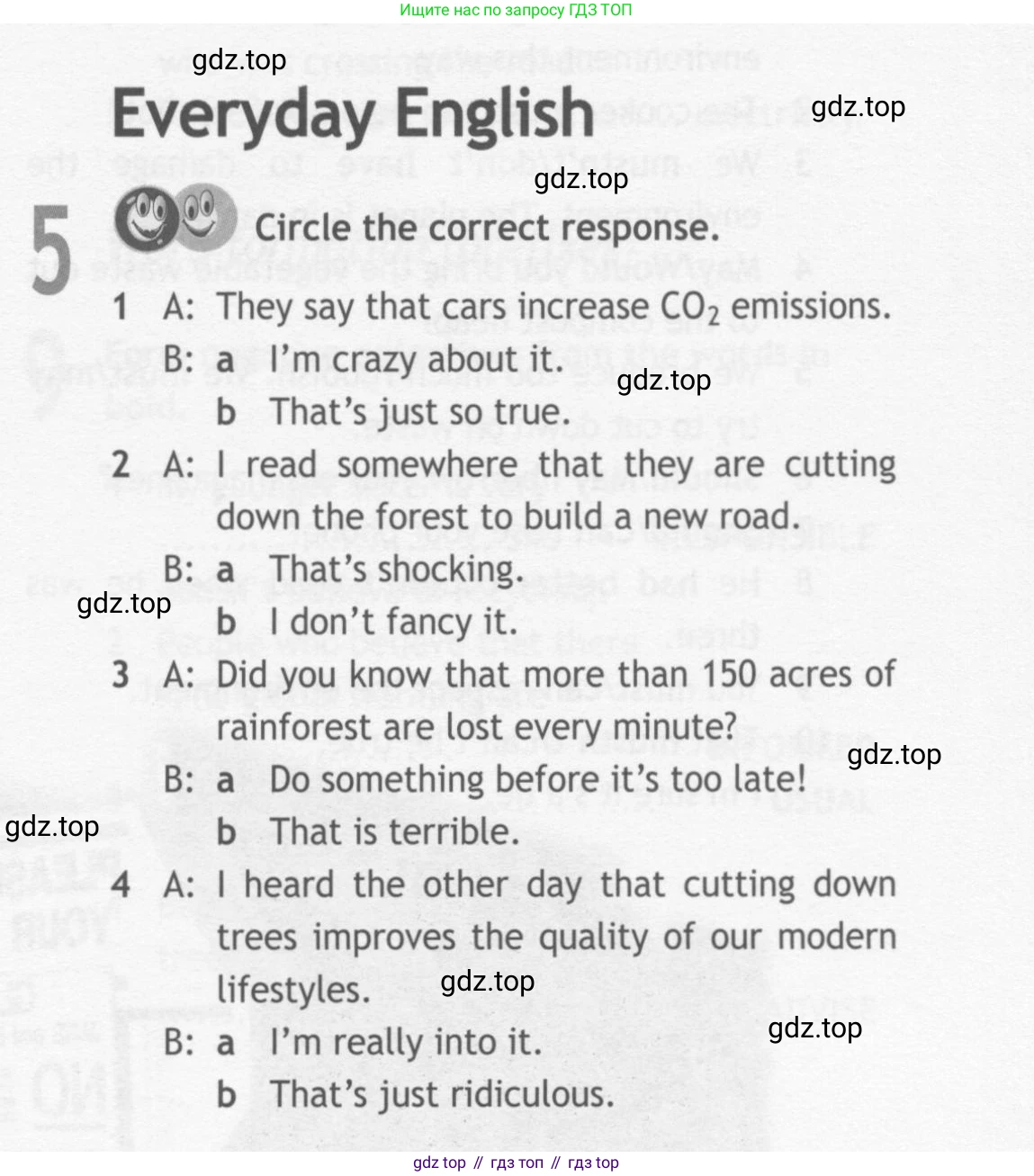 ГДЗ Английский язык (english), 10 класс Рабочая тетрадь (workbook), авторы: Афанасьева Ольга Васильевна (Afanasyeva Olga), Дули Дженни (Dooley Jenny), Михеева Ирина Владимировна (Mikheeva Irina), Оби Боб (Obee Bob), Эванс Вирджиния (Evans Virginia), издательство Просвещение, Москва, 2019, красного цвета, страница 29, номер 5, Условие