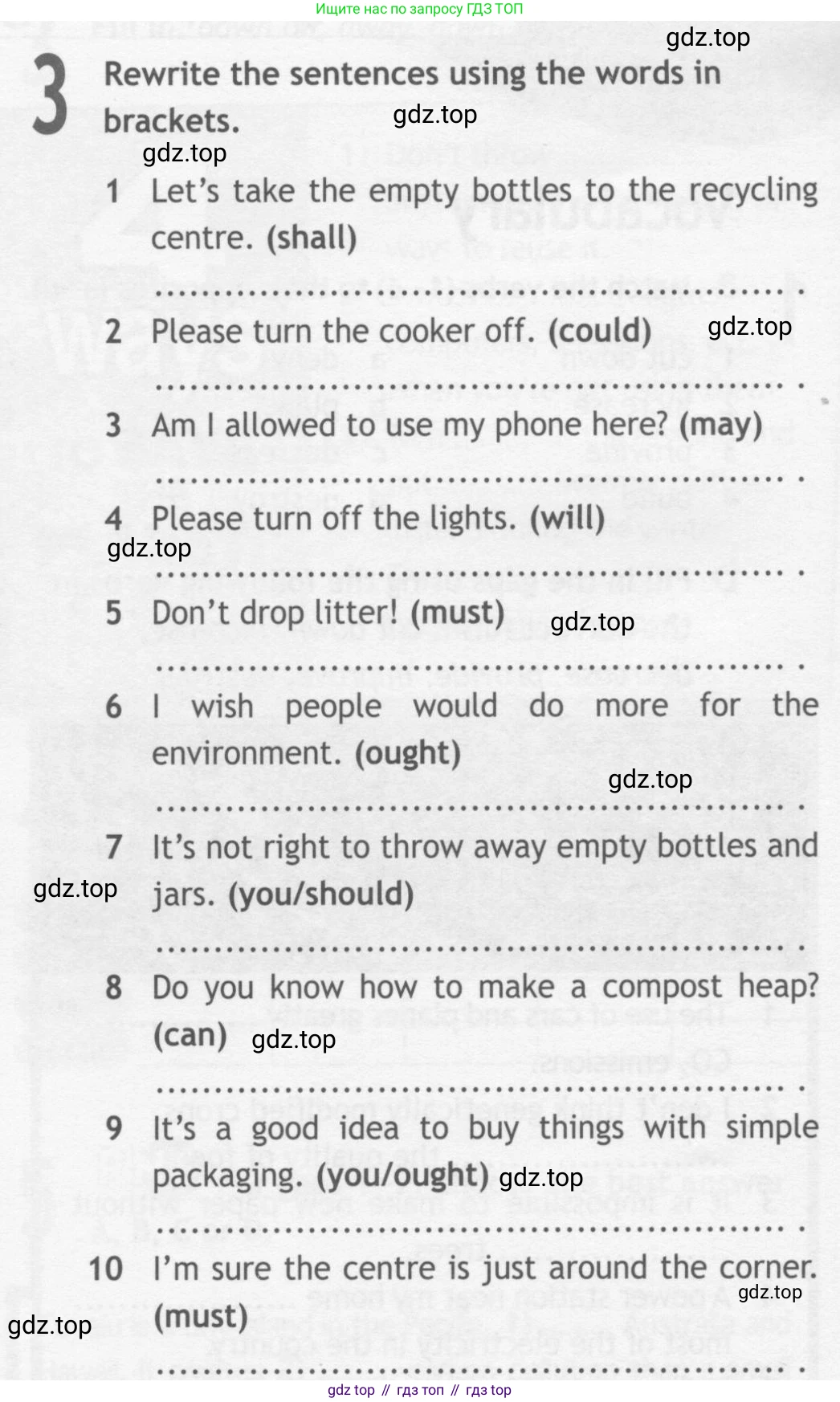 ГДЗ Английский язык (english), 10 класс Рабочая тетрадь (workbook), авторы: Афанасьева Ольга Васильевна (Afanasyeva Olga), Дули Дженни (Dooley Jenny), Михеева Ирина Владимировна (Mikheeva Irina), Оби Боб (Obee Bob), Эванс Вирджиния (Evans Virginia), издательство Просвещение, Москва, 2019, красного цвета, страница 30, номер 3, Условие
