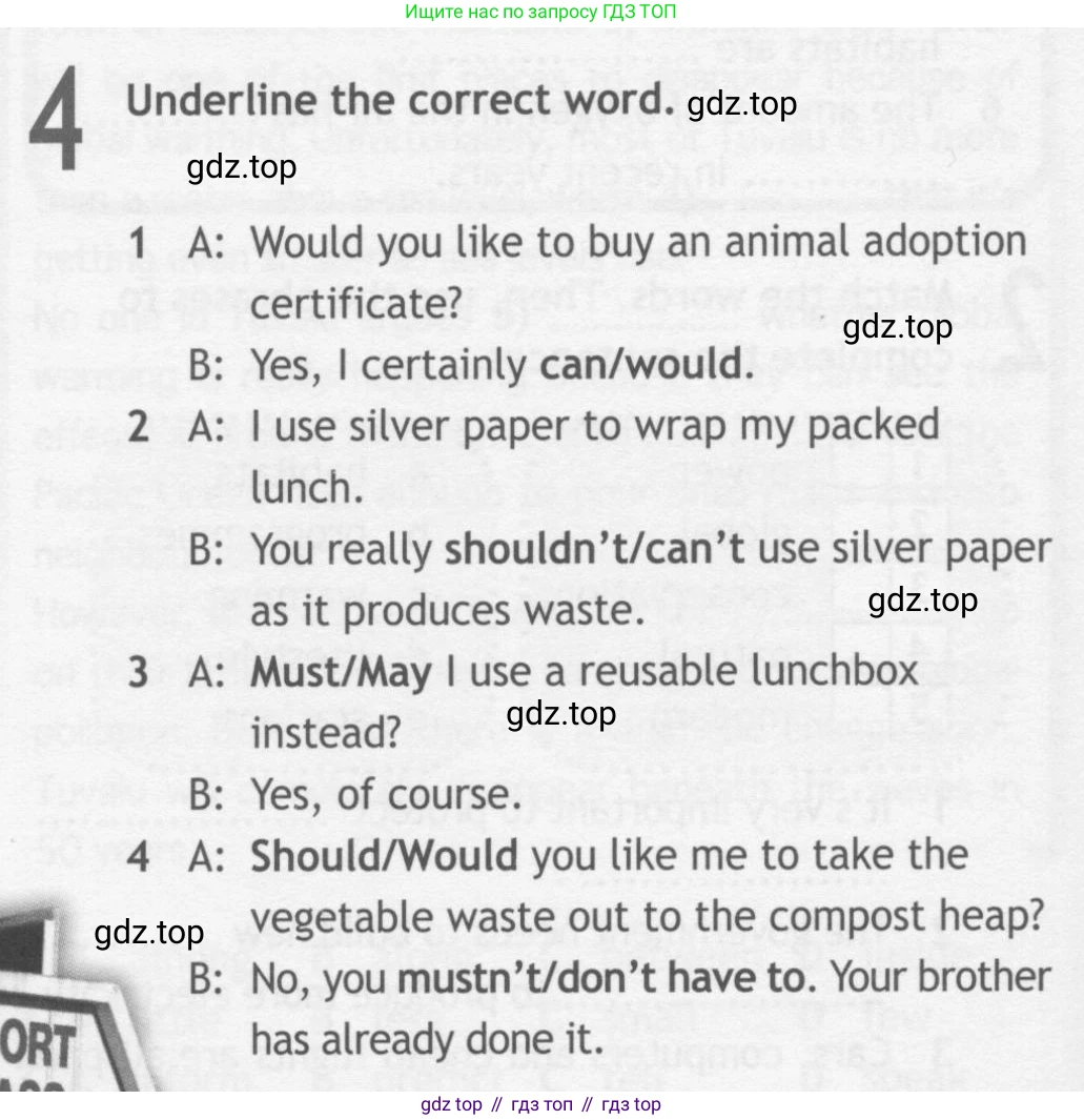 ГДЗ Английский язык (english), 10 класс Рабочая тетрадь (workbook), авторы: Афанасьева Ольга Васильевна (Afanasyeva Olga), Дули Дженни (Dooley Jenny), Михеева Ирина Владимировна (Mikheeva Irina), Оби Боб (Obee Bob), Эванс Вирджиния (Evans Virginia), издательство Просвещение, Москва, 2019, красного цвета, страница 30, номер 4, Условие