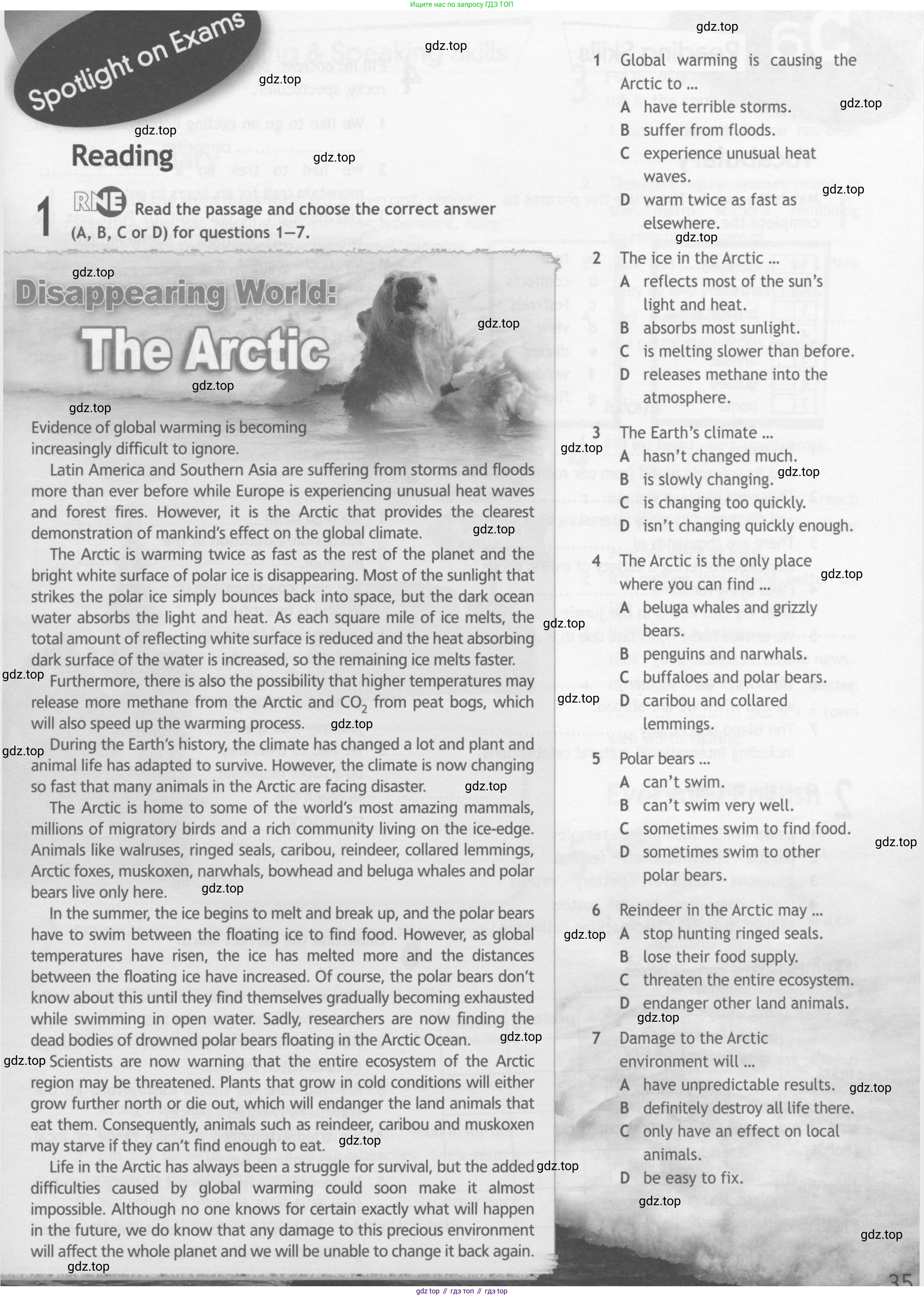 ГДЗ Английский язык (english), 10 класс Рабочая тетрадь (workbook), авторы: Афанасьева Ольга Васильевна (Afanasyeva Olga), Дули Дженни (Dooley Jenny), Михеева Ирина Владимировна (Mikheeva Irina), Оби Боб (Obee Bob), Эванс Вирджиния (Evans Virginia), издательство Просвещение, Москва, 2019, красного цвета, страница 35, номер 1, Условие