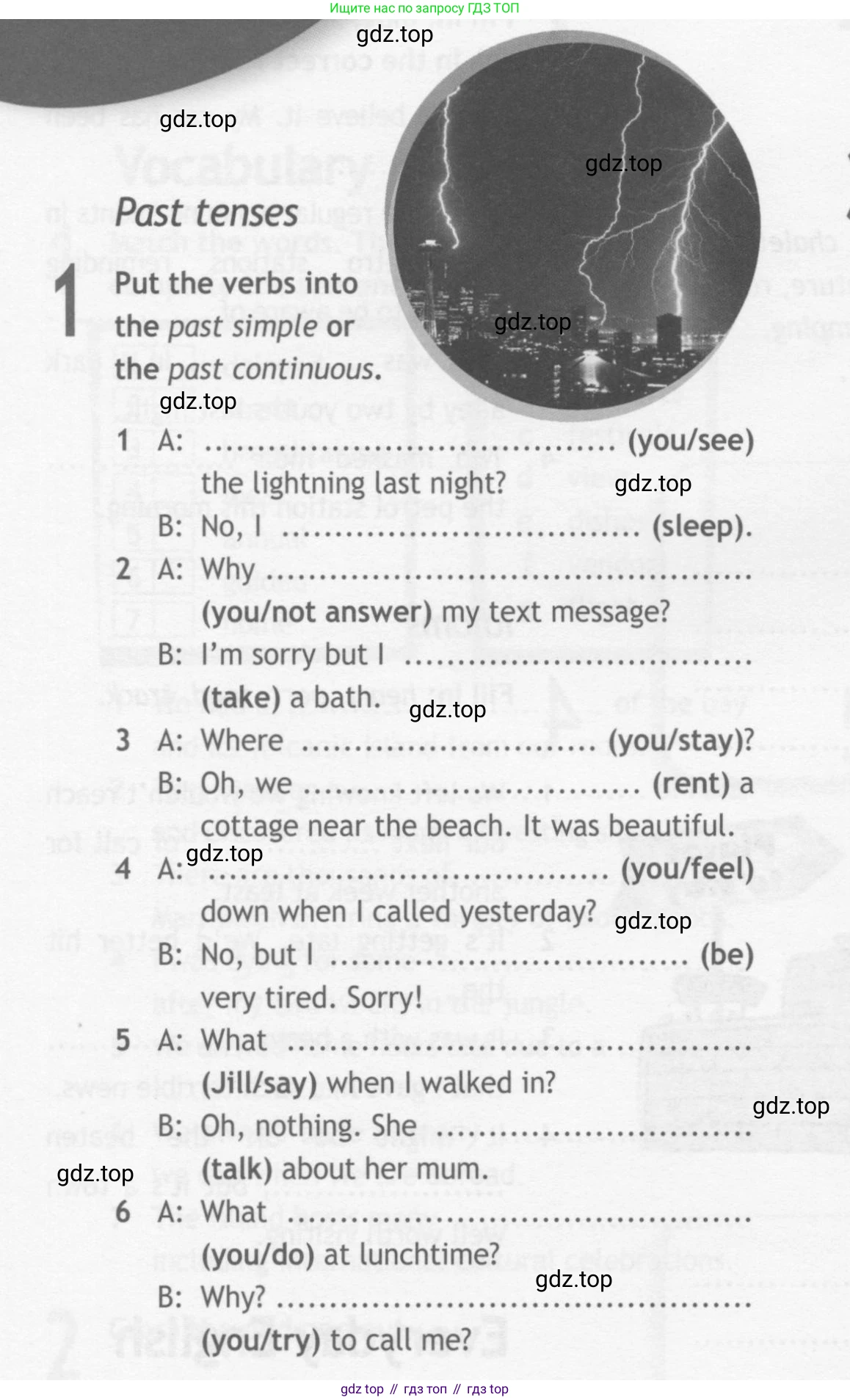 ГДЗ Английский язык (english), 10 класс Рабочая тетрадь (workbook), авторы: Афанасьева Ольга Васильевна (Afanasyeva Olga), Дули Дженни (Dooley Jenny), Михеева Ирина Владимировна (Mikheeva Irina), Оби Боб (Obee Bob), Эванс Вирджиния (Evans Virginia), издательство Просвещение, Москва, 2019, красного цвета, страница 38, номер 1, Условие