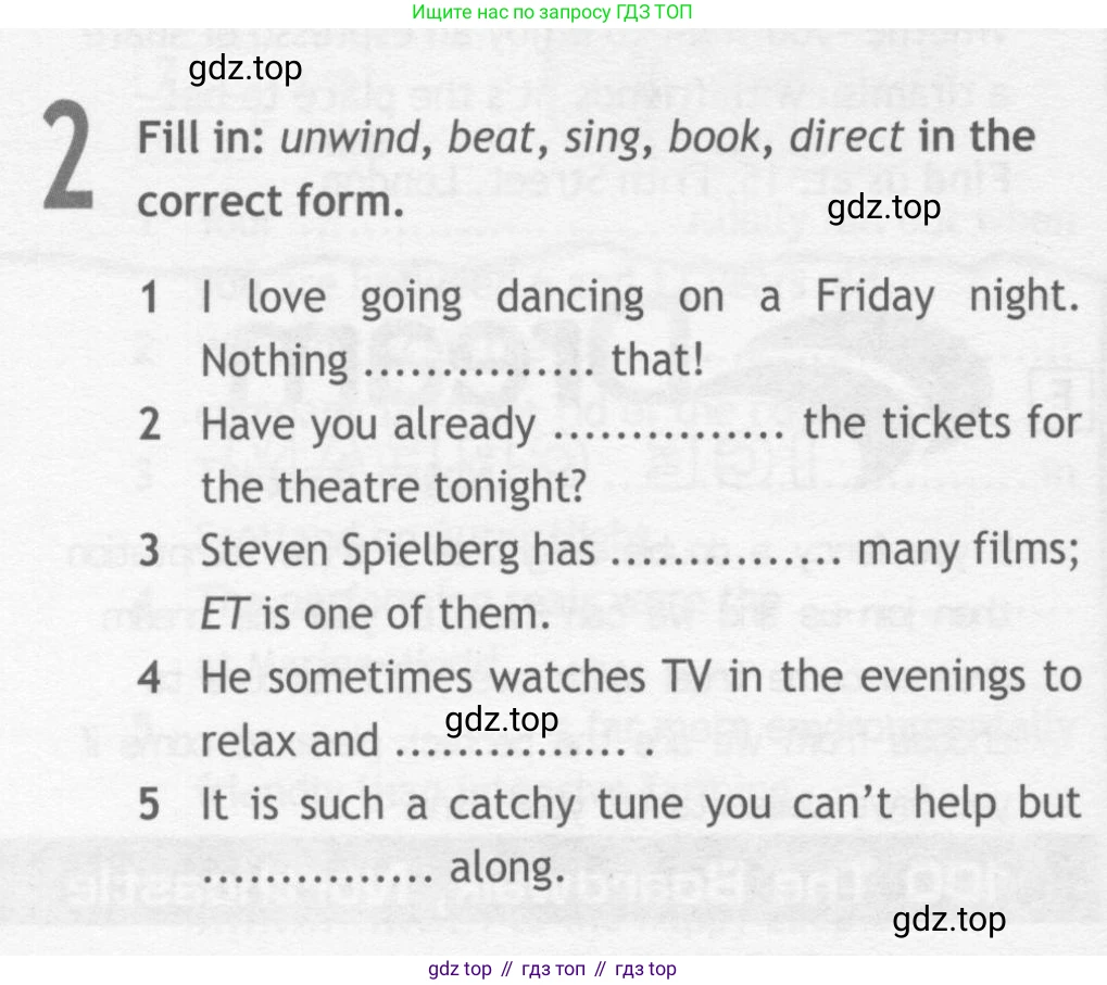 ГДЗ Английский язык (english), 10 класс Рабочая тетрадь (workbook), авторы: Афанасьева Ольга Васильевна (Afanasyeva Olga), Дули Дженни (Dooley Jenny), Михеева Ирина Владимировна (Mikheeva Irina), Оби Боб (Obee Bob), Эванс Вирджиния (Evans Virginia), издательство Просвещение, Москва, 2019, красного цвета, страница 52, номер 2, Условие