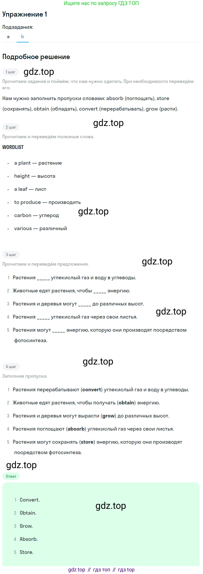 ГДЗ Английский язык (english), 10 класс Рабочая тетрадь (workbook), авторы: Афанасьева Ольга Васильевна (Afanasyeva Olga), Дули Дженни (Dooley Jenny), Михеева Ирина Владимировна (Mikheeva Irina), Оби Боб (Obee Bob), Эванс Вирджиния (Evans Virginia), издательство Просвещение, Москва, 2019, красного цвета, страница 34, номер 1, Решение 3 (продолжение 2)