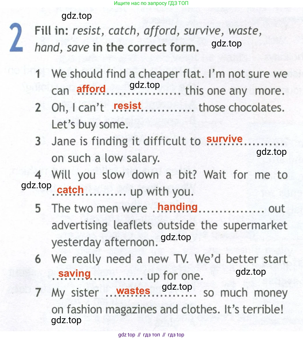 Английский язык (english), 10 класс Рабочая тетрадь (workbook), авторы: Афанасьева Ольга Васильевна (Afanasyeva Olga), Дули Дженни (Dooley Jenny), Михеева Ирина Владимировна (Mikheeva Irina), Оби Боб (Obee Bob), Эванс Вирджиния (Evans Virginia), издательство Просвещение, Москва, 2019, красного цвета, страница 12, номер 2, Решение 2