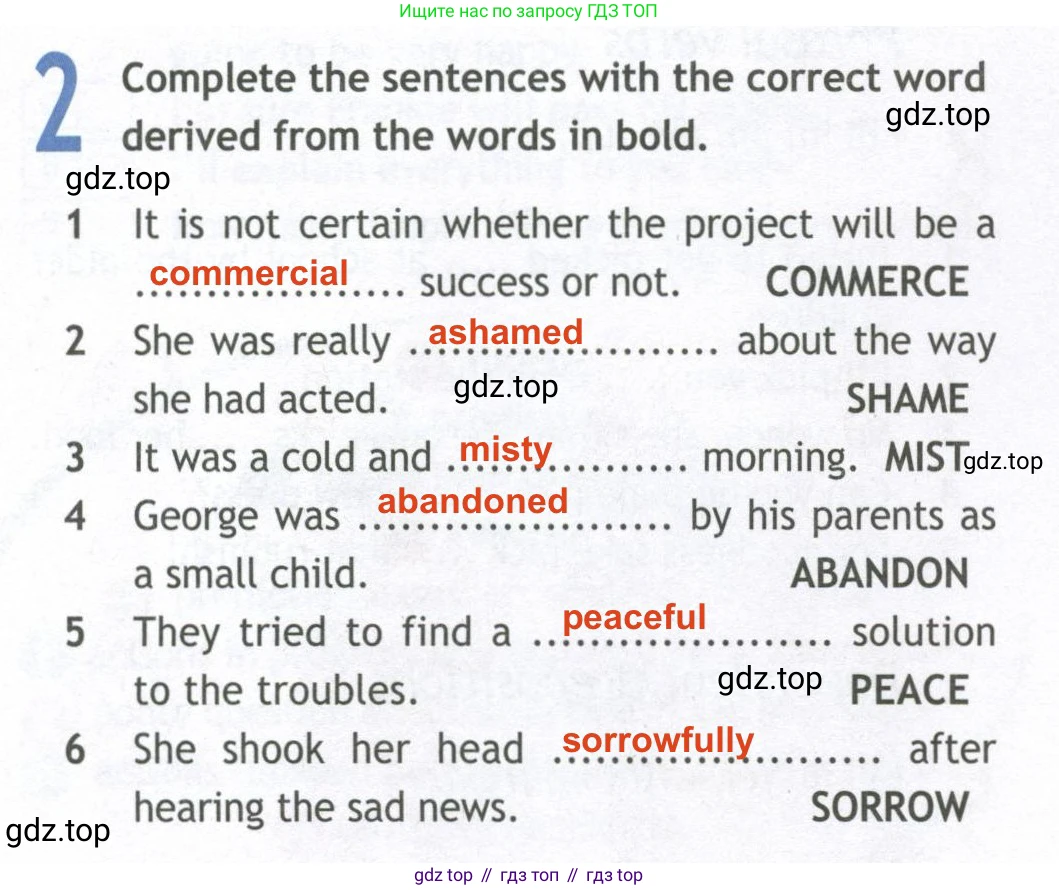 ГДЗ Английский язык (english), 10 класс Рабочая тетрадь (workbook), авторы: Афанасьева Ольга Васильевна (Afanasyeva Olga), Дули Дженни (Dooley Jenny), Михеева Ирина Владимировна (Mikheeva Irina), Оби Боб (Obee Bob), Эванс Вирджиния (Evans Virginia), издательство Просвещение, Москва, 2019, красного цвета, страница 24, номер 2, Решение 2