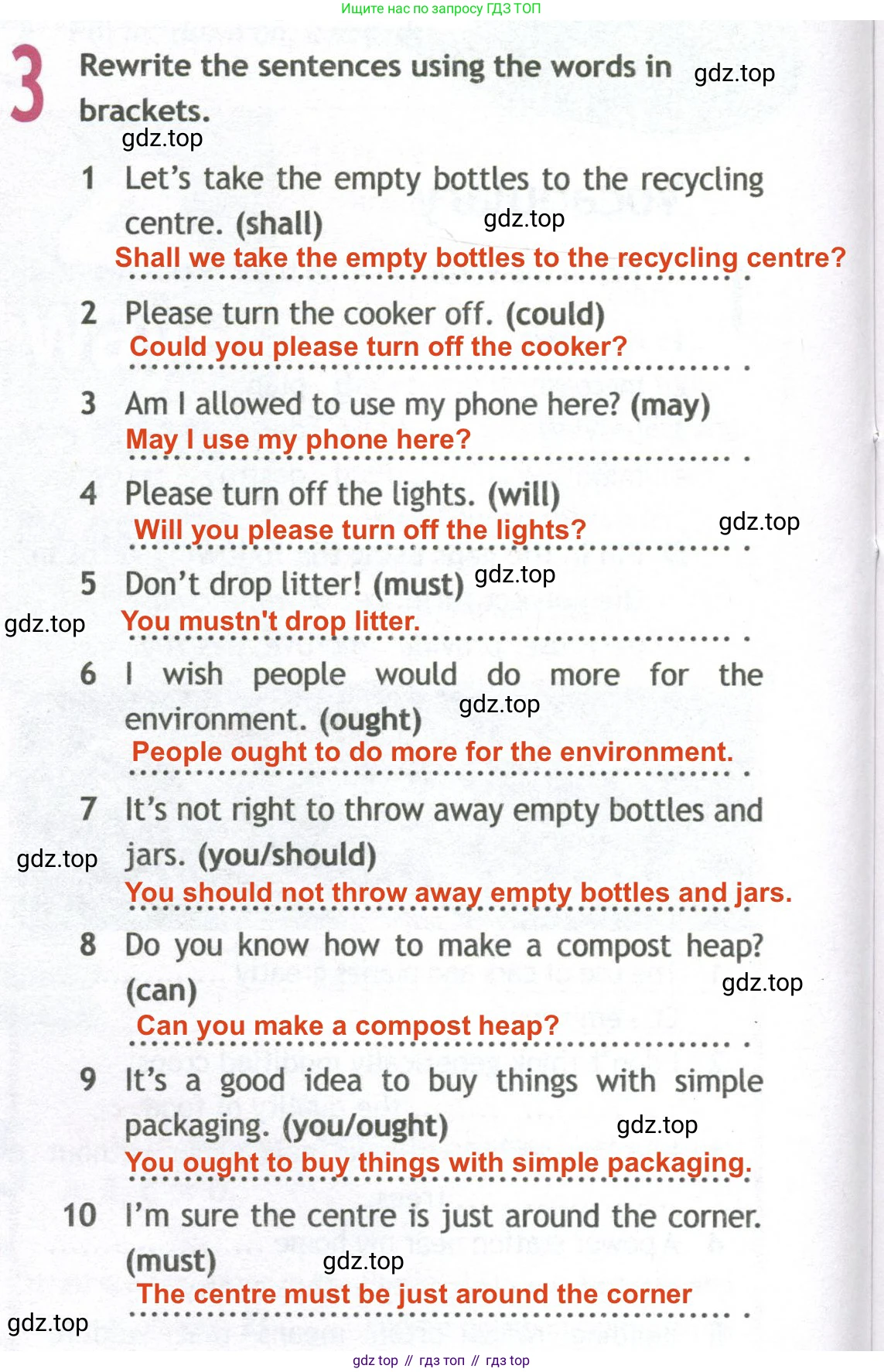 ГДЗ Английский язык (english), 10 класс Рабочая тетрадь (workbook), авторы: Афанасьева Ольга Васильевна (Afanasyeva Olga), Дули Дженни (Dooley Jenny), Михеева Ирина Владимировна (Mikheeva Irina), Оби Боб (Obee Bob), Эванс Вирджиния (Evans Virginia), издательство Просвещение, Москва, 2019, красного цвета, страница 30, номер 3, Решение 2