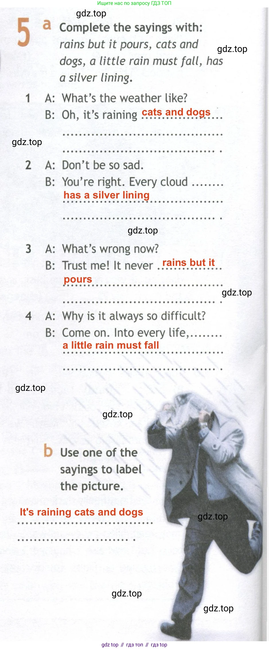 ГДЗ Английский язык (english), 10 класс Рабочая тетрадь (workbook), авторы: Афанасьева Ольга Васильевна (Afanasyeva Olga), Дули Дженни (Dooley Jenny), Михеева Ирина Владимировна (Mikheeva Irina), Оби Боб (Obee Bob), Эванс Вирджиния (Evans Virginia), издательство Просвещение, Москва, 2019, красного цвета, страница 42, номер 5, Решение 2