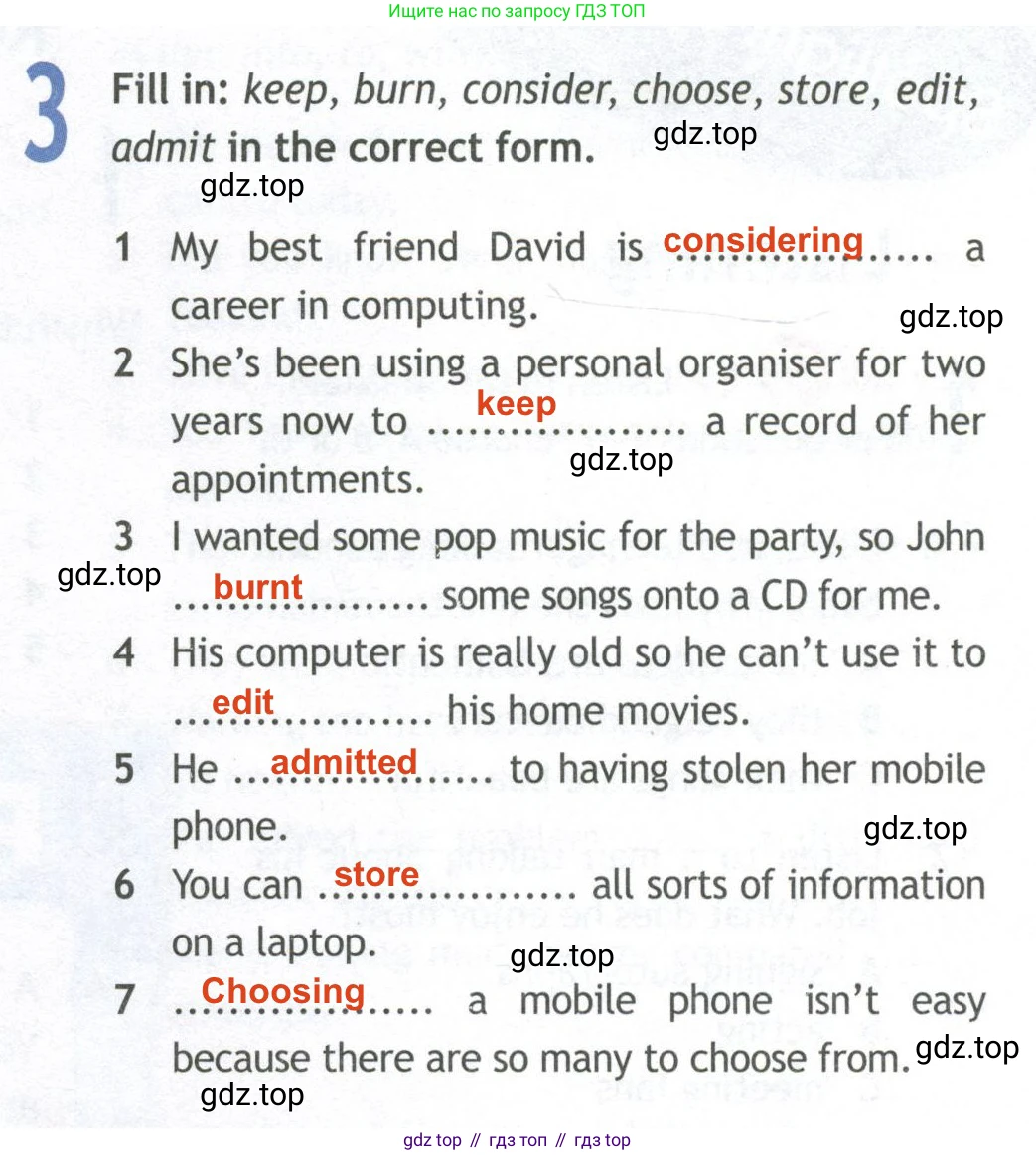 ГДЗ Английский язык (english), 10 класс Рабочая тетрадь (workbook), авторы: Афанасьева Ольга Васильевна (Afanasyeva Olga), Дули Дженни (Dooley Jenny), Михеева Ирина Владимировна (Mikheeva Irina), Оби Боб (Obee Bob), Эванс Вирджиния (Evans Virginia), издательство Просвещение, Москва, 2019, красного цвета, страница 60, номер 3, Решение 2