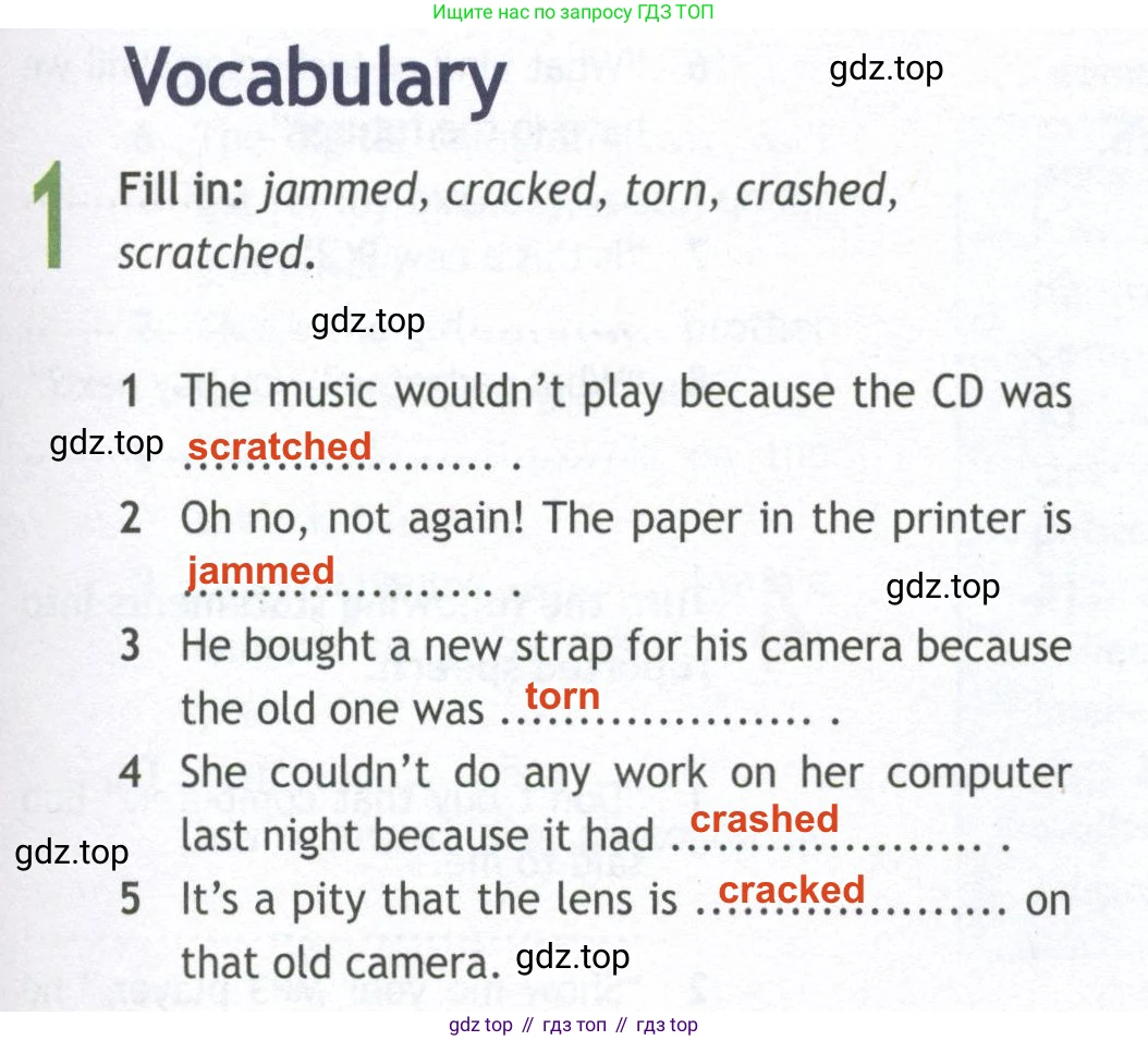 ГДЗ Английский язык (english), 10 класс Рабочая тетрадь (workbook), авторы: Афанасьева Ольга Васильевна (Afanasyeva Olga), Дули Дженни (Dooley Jenny), Михеева Ирина Владимировна (Mikheeva Irina), Оби Боб (Obee Bob), Эванс Вирджиния (Evans Virginia), издательство Просвещение, Москва, 2019, красного цвета, страница 61, номер 1, Решение 2