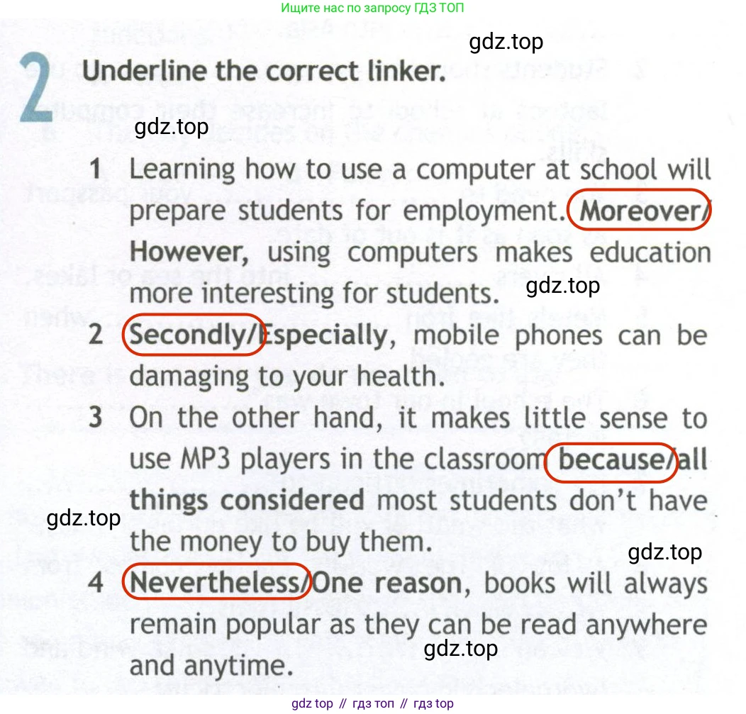 ГДЗ Английский язык (english), 10 класс Рабочая тетрадь (workbook), авторы: Афанасьева Ольга Васильевна (Afanasyeva Olga), Дули Дженни (Dooley Jenny), Михеева Ирина Владимировна (Mikheeva Irina), Оби Боб (Obee Bob), Эванс Вирджиния (Evans Virginia), издательство Просвещение, Москва, 2019, красного цвета, страница 65, номер 2, Решение 2
