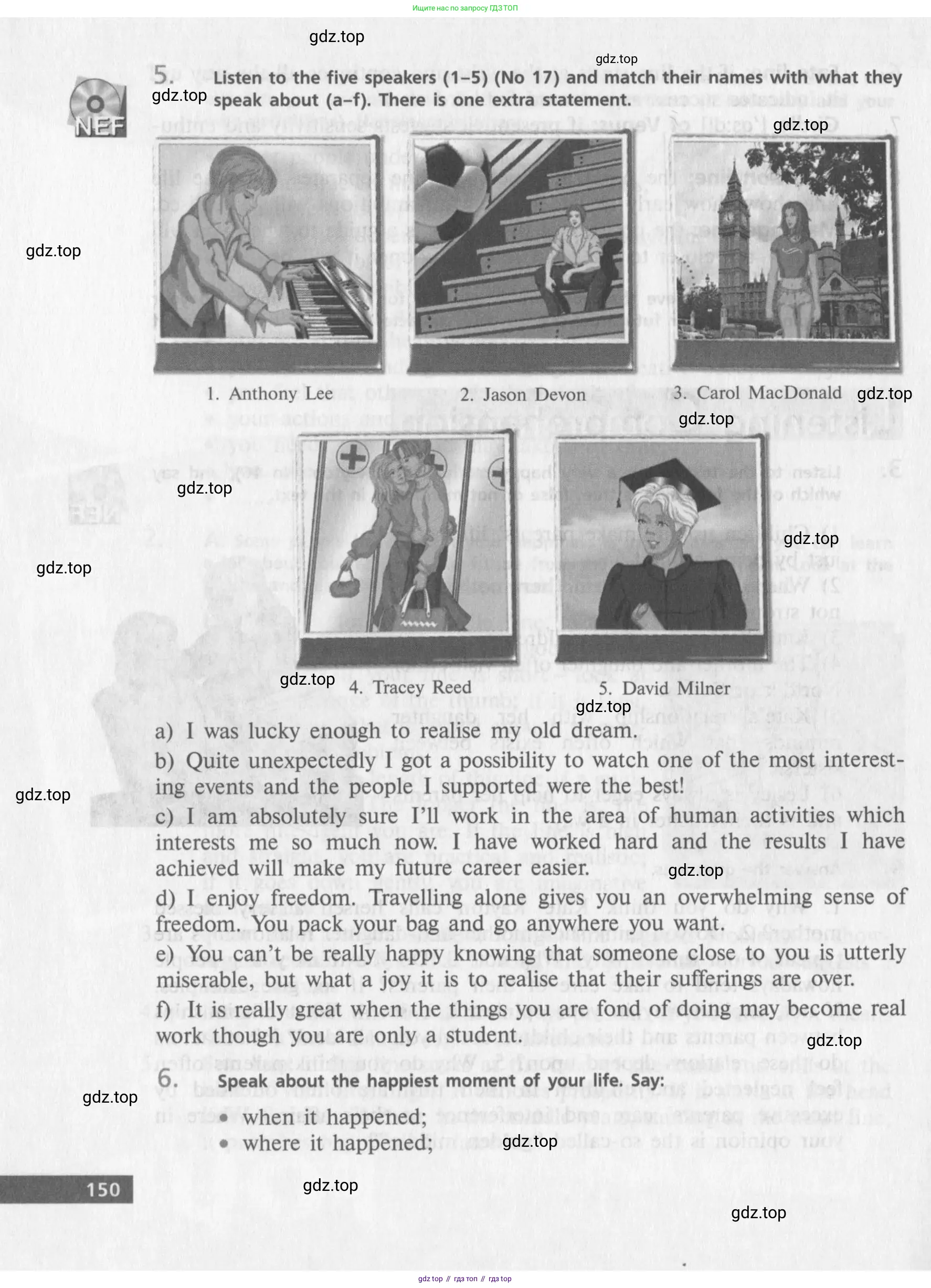 Английский язык (english), 10 класс Учебник (Student's book), авторы: Афанасьева Ольга Васильевна (Afanasyeva Olga), Михеева Ирина Владимировна (Mikheeva Irina), издательство Просвещение, Москва, 2014, белого цвета, страница 152