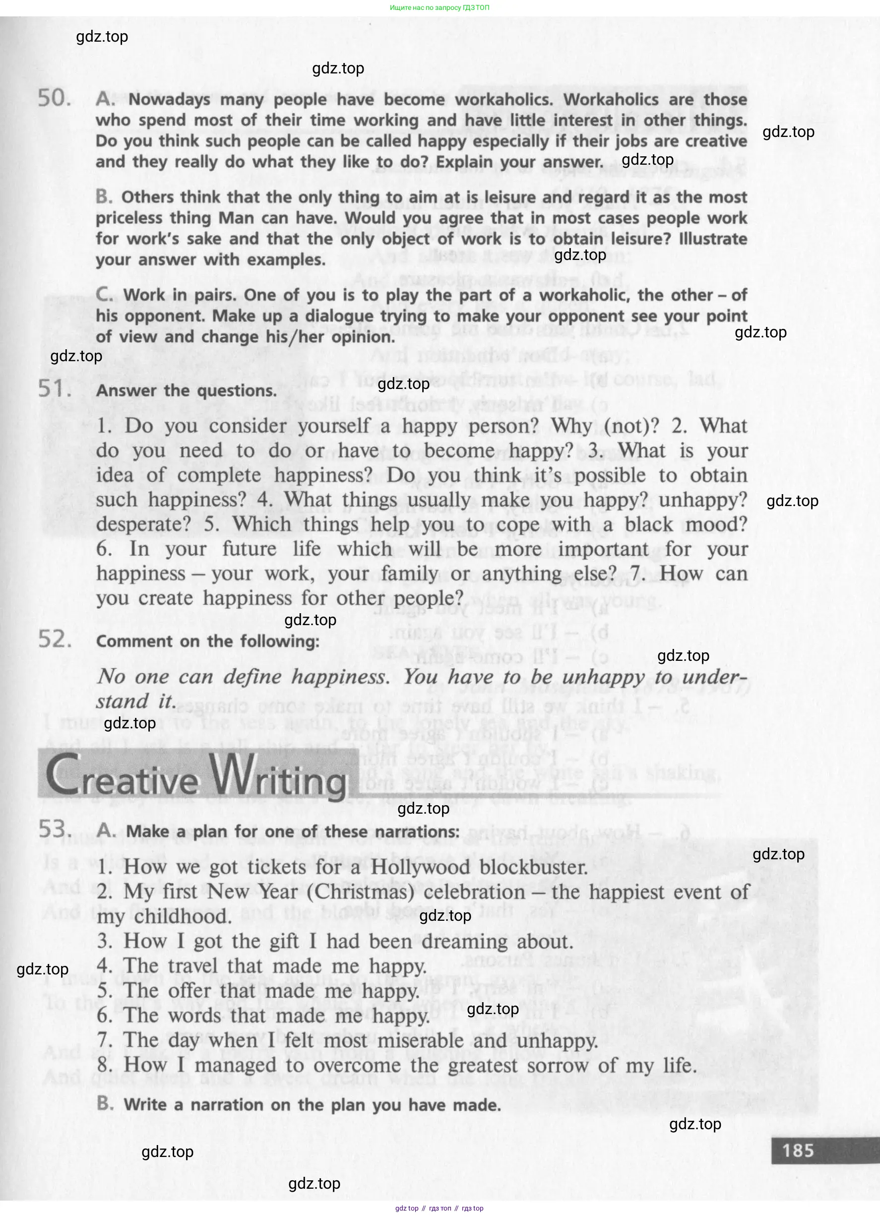 Английский язык (english), 10 класс Учебник (Student's book), авторы: Афанасьева Ольга Васильевна (Afanasyeva Olga), Михеева Ирина Владимировна (Mikheeva Irina), издательство Просвещение, Москва, 2014, белого цвета, страница 187