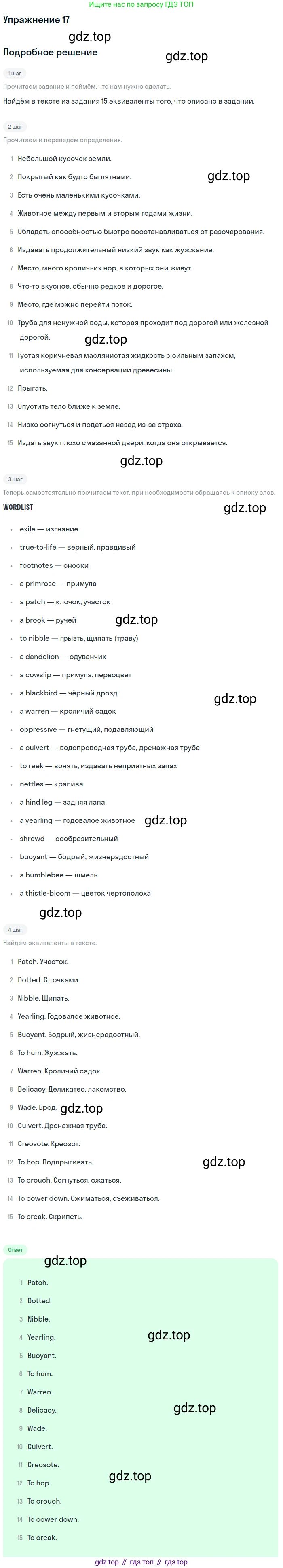 Английский язык (english), 10 класс Учебник (Student's book), авторы: Афанасьева Ольга Васильевна (Afanasyeva Olga), Михеева Ирина Владимировна (Mikheeva Irina), издательство Просвещение, Москва, 2014, белого цвета, страница 113, номер 17, Решение