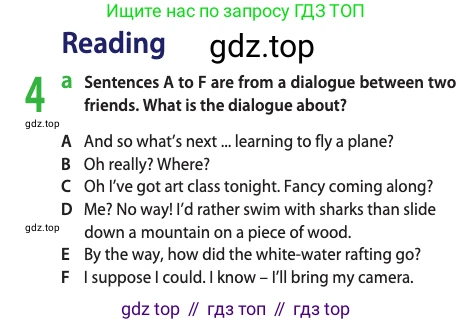Английский язык (english), 10 класс Учебник (Student's book), авторы: Афанасьева Ольга Васильевна (Afanasyeva Olga), Дули Дженни (Dooley Jenny), Михеева Ирина Владимировна (Mikheeva Irina), Оби Боб (Obee Bob), Эванс Вирджиния (Evans Virginia), издательство Просвещение, Москва, 2019, красного цвета, страница 30, номер 4, Условие
