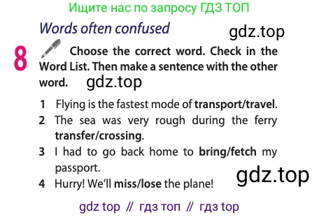 Английский язык (english), 10 класс Учебник (Student's book), авторы: Афанасьева Ольга Васильевна (Afanasyeva Olga), Дули Дженни (Dooley Jenny), Михеева Ирина Владимировна (Mikheeva Irina), Оби Боб (Obee Bob), Эванс Вирджиния (Evans Virginia), издательство Просвещение, Москва, 2019, красного цвета, страница 87, номер 8, Условие